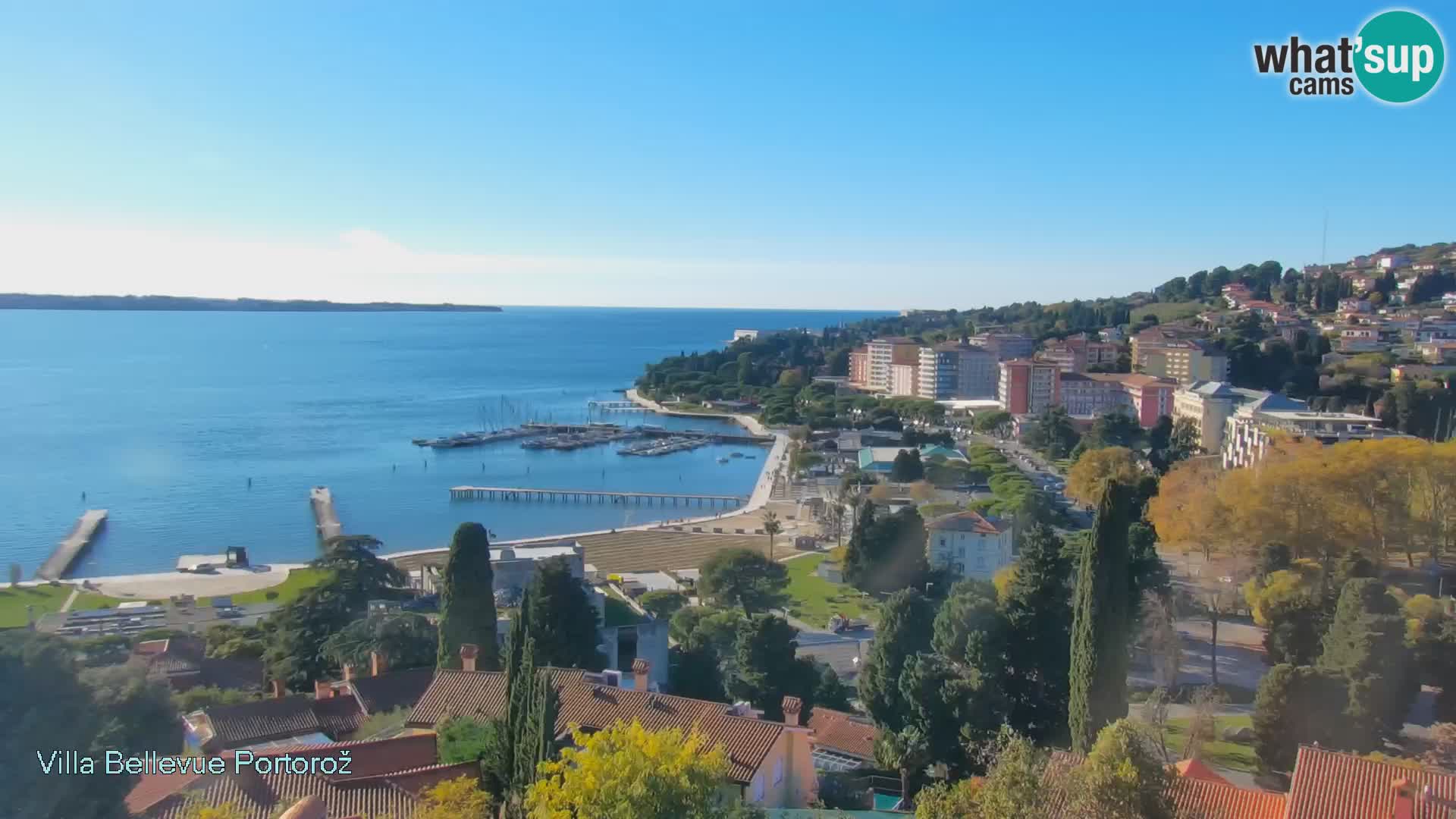 Live Cam Portorož – Panorama Villa Bellevue