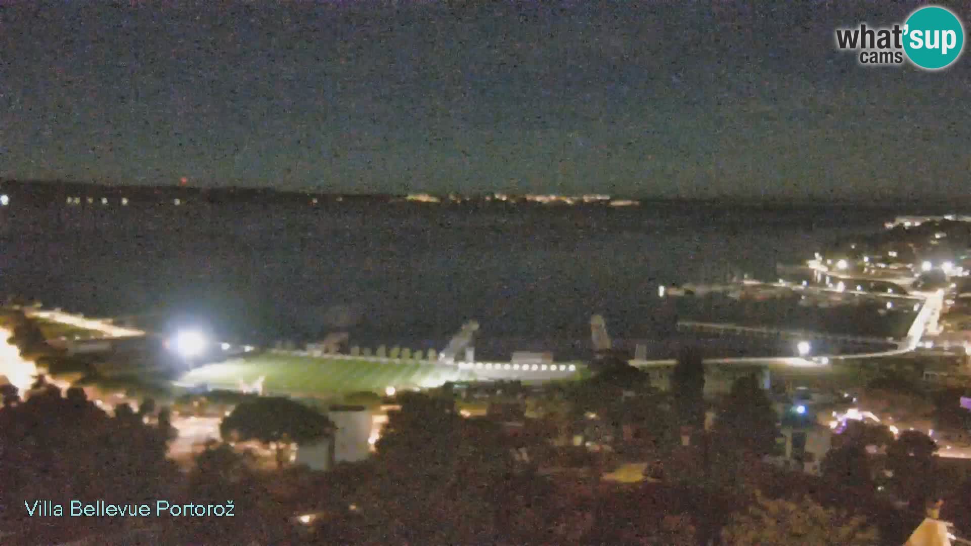 Portorož web kamera – pogled sa Villa Bellevue