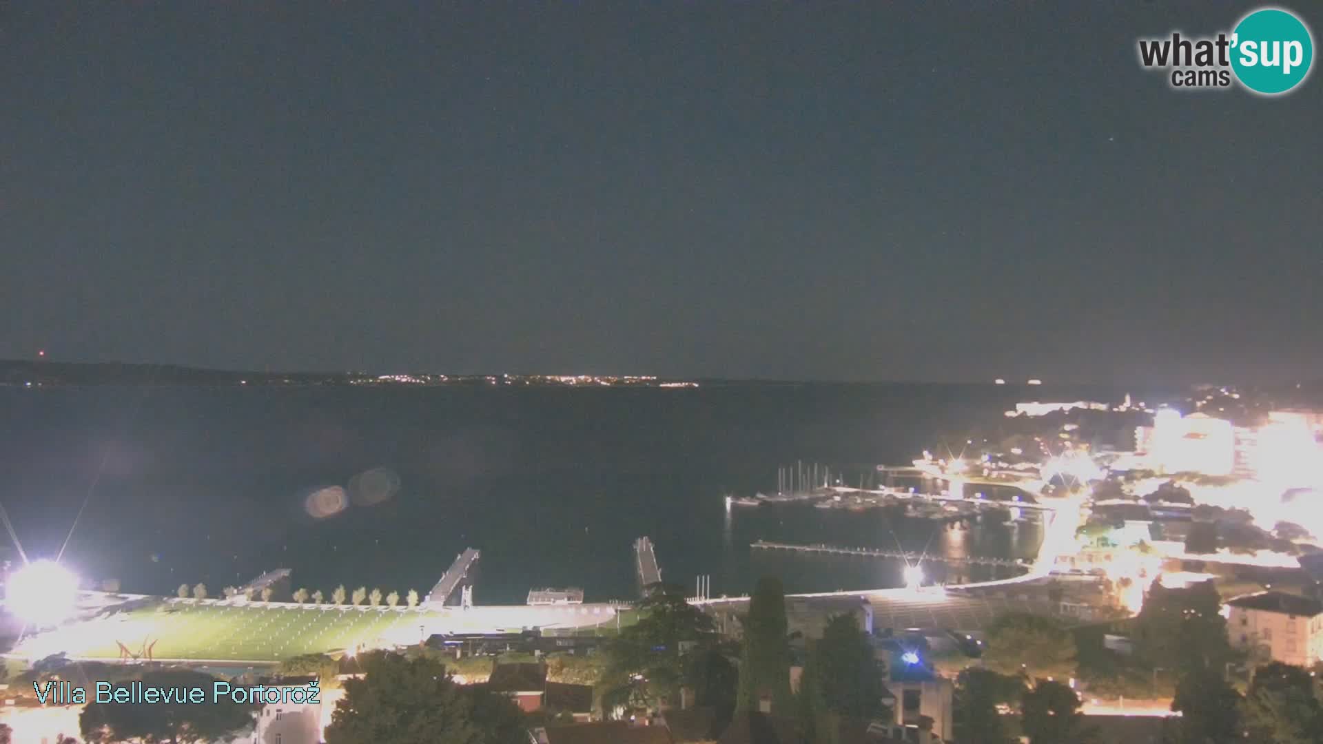 Portorož camera en vivo – Panorama Villa Bellevue