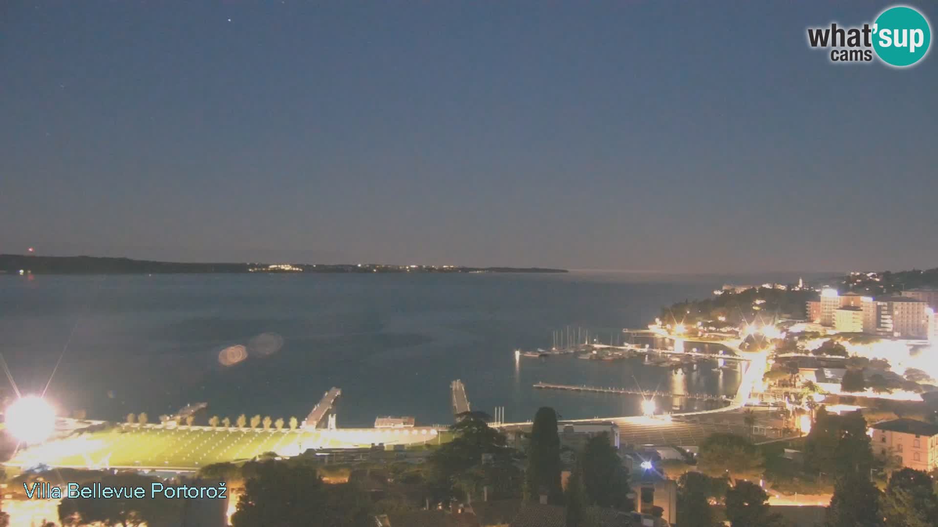 Portorož camera en vivo – Panorama Villa Bellevue