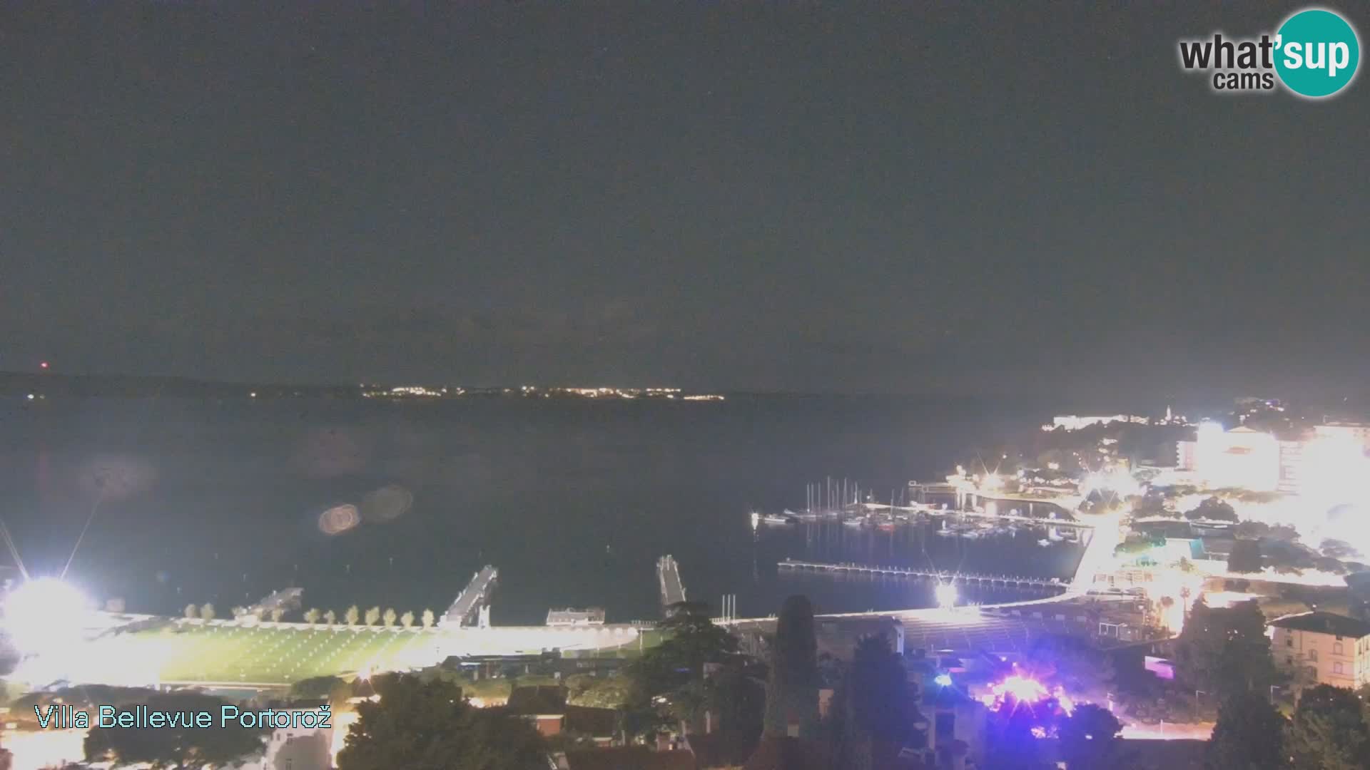 Portorož camera en vivo – Panorama Villa Bellevue