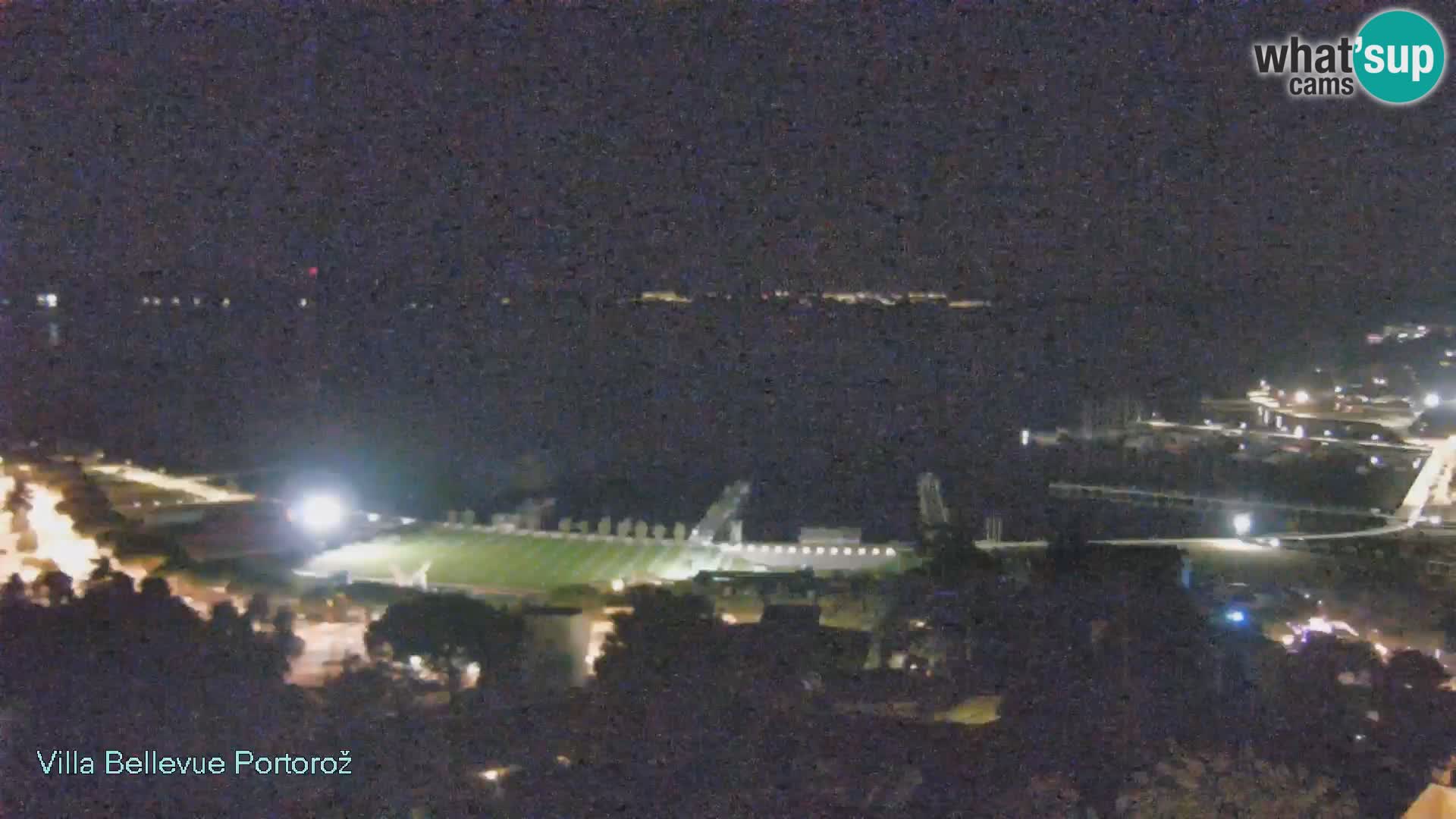 Portorož web kamera – pogled sa Villa Bellevue