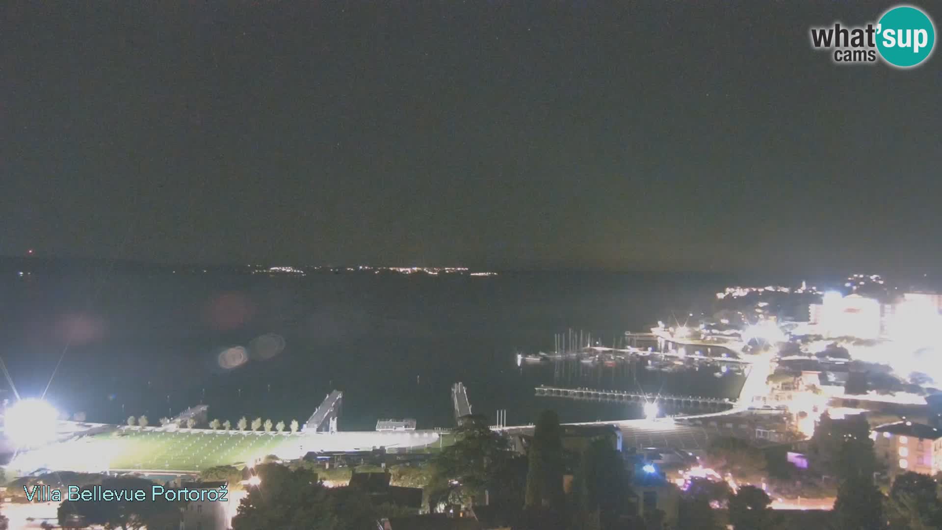 Portorož web kamera – pogled sa Villa Bellevue