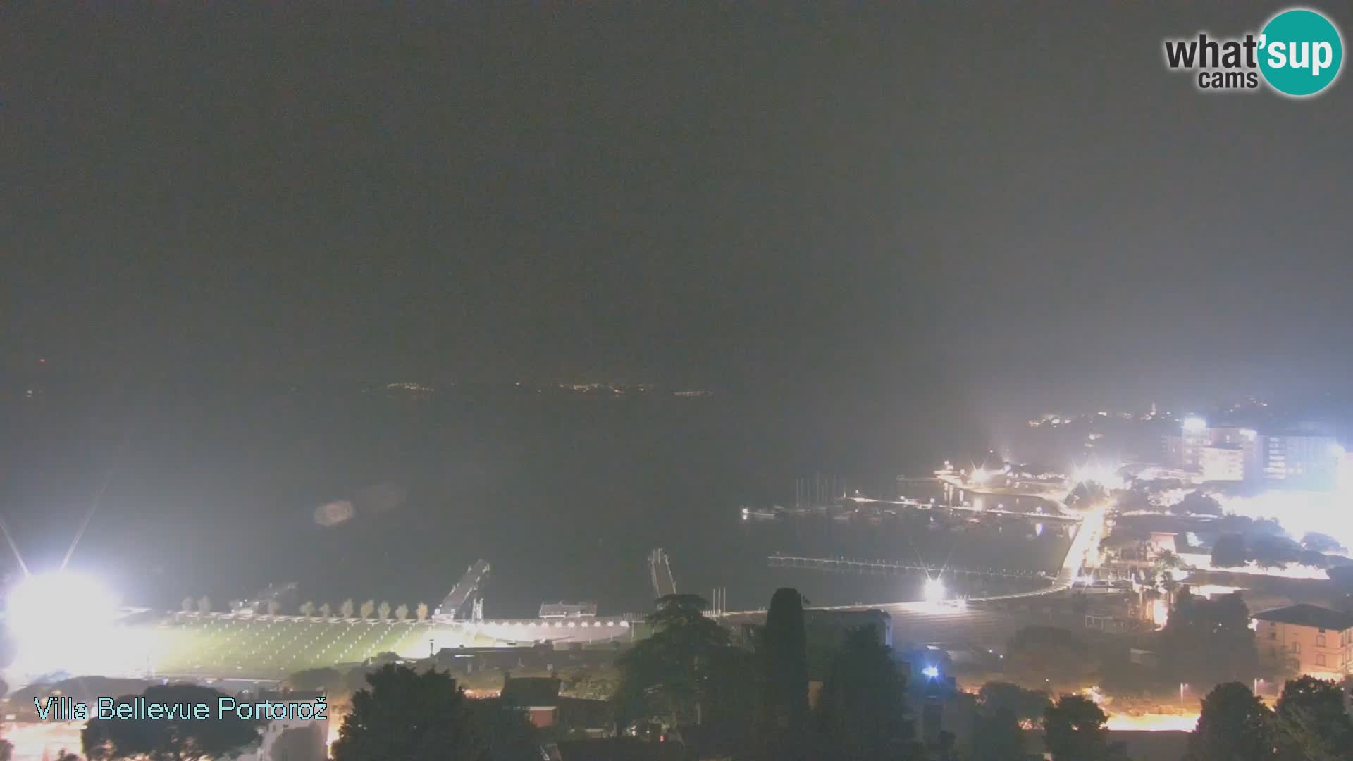 Portorož camera en vivo – Panorama Villa Bellevue