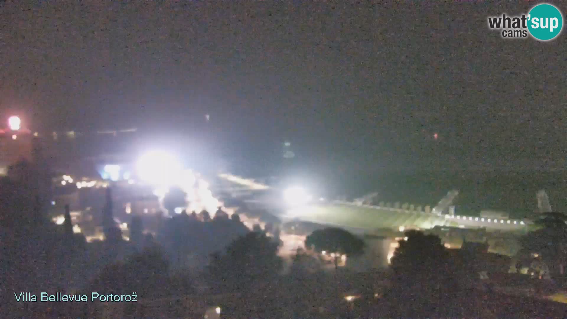 Portorož web kamera – pogled sa Villa Bellevue