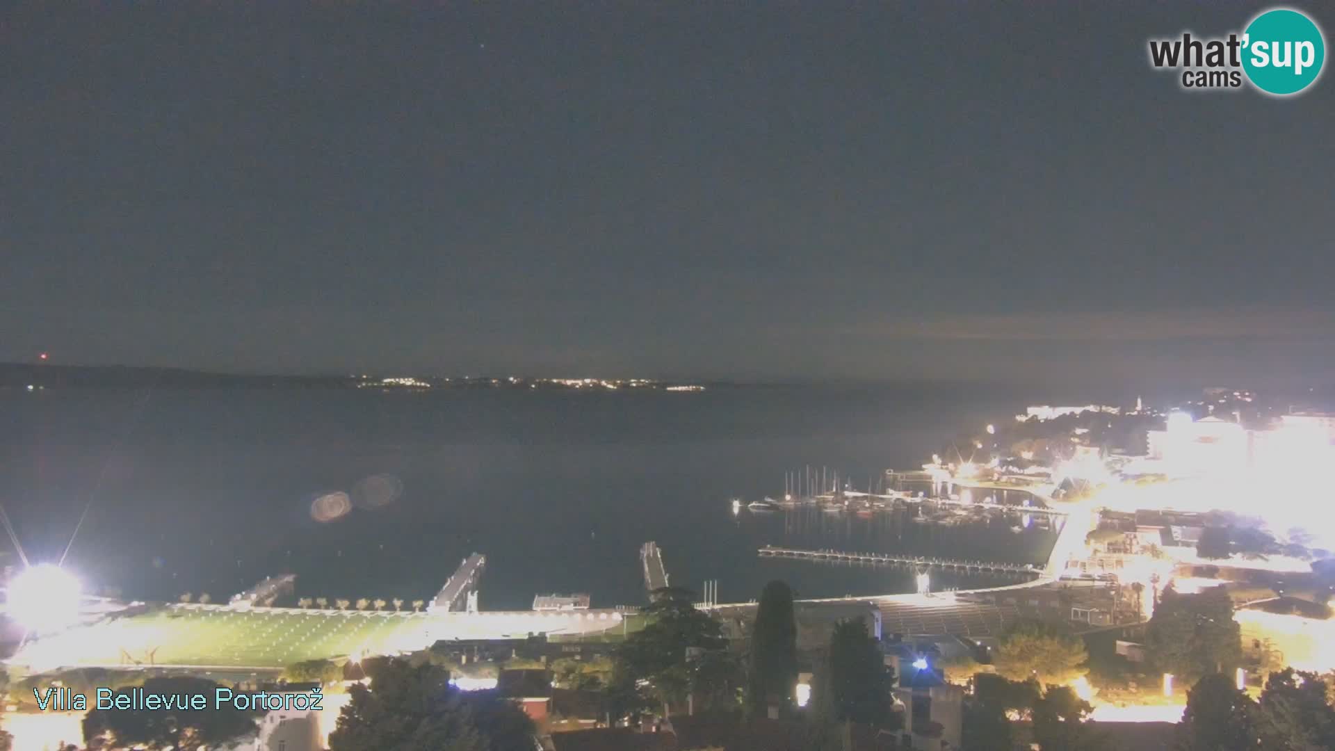 Portorož camera en vivo – Panorama Villa Bellevue