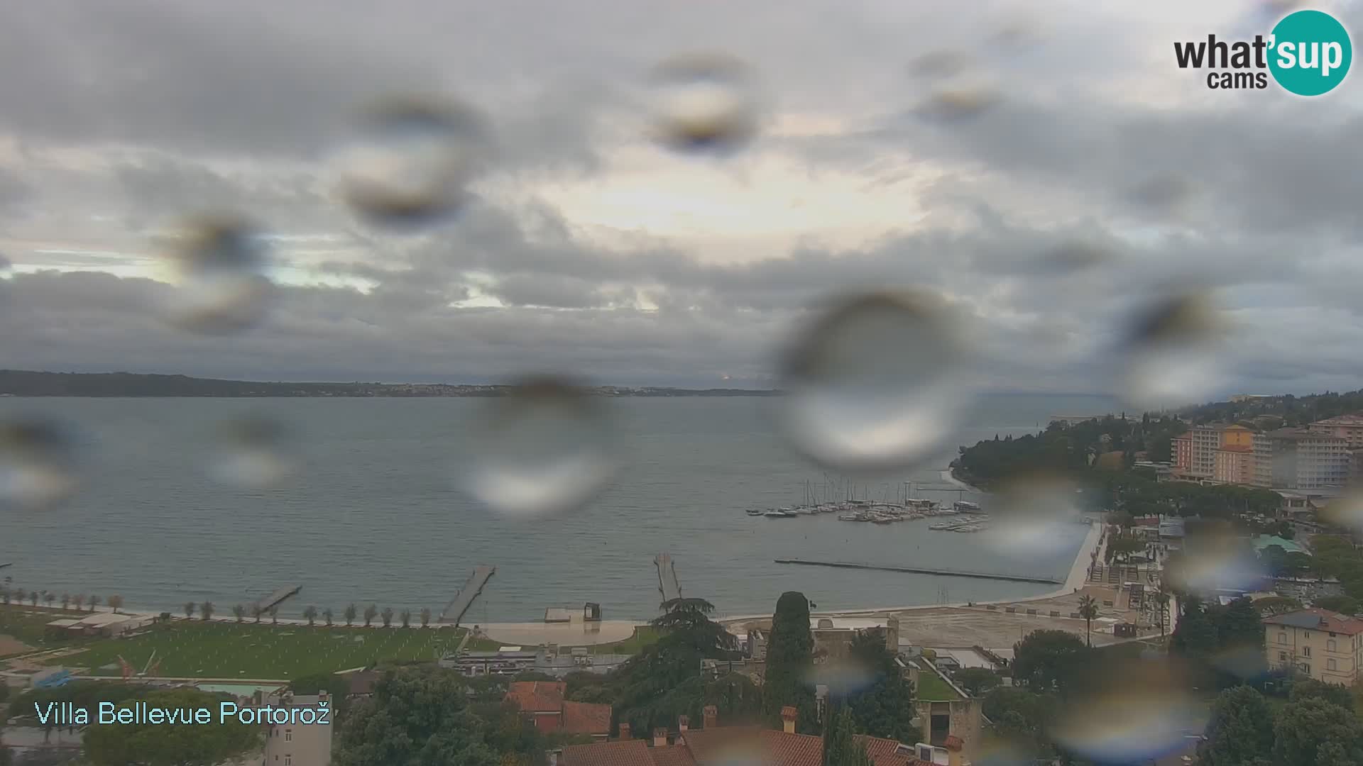 Portorož camera en vivo – Panorama Villa Bellevue
