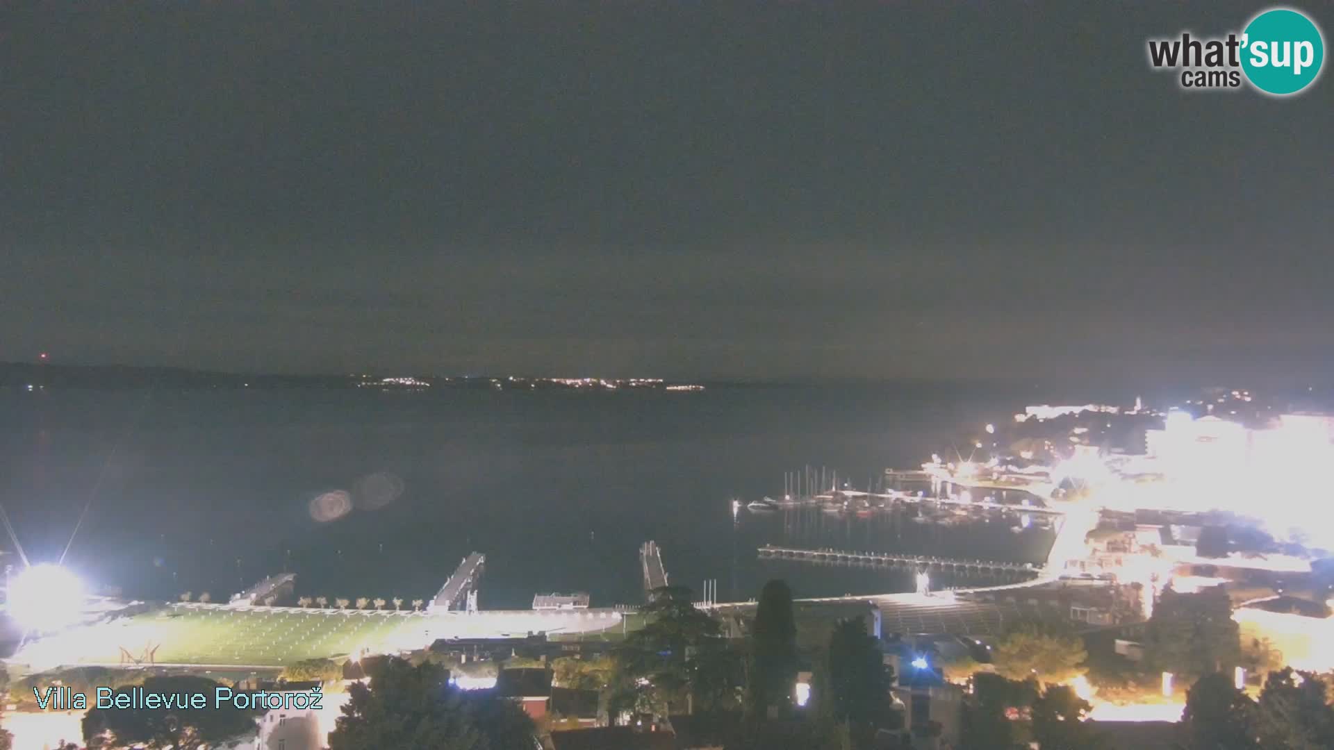 Panorama webcam Portorož – view from Villa Bellevue