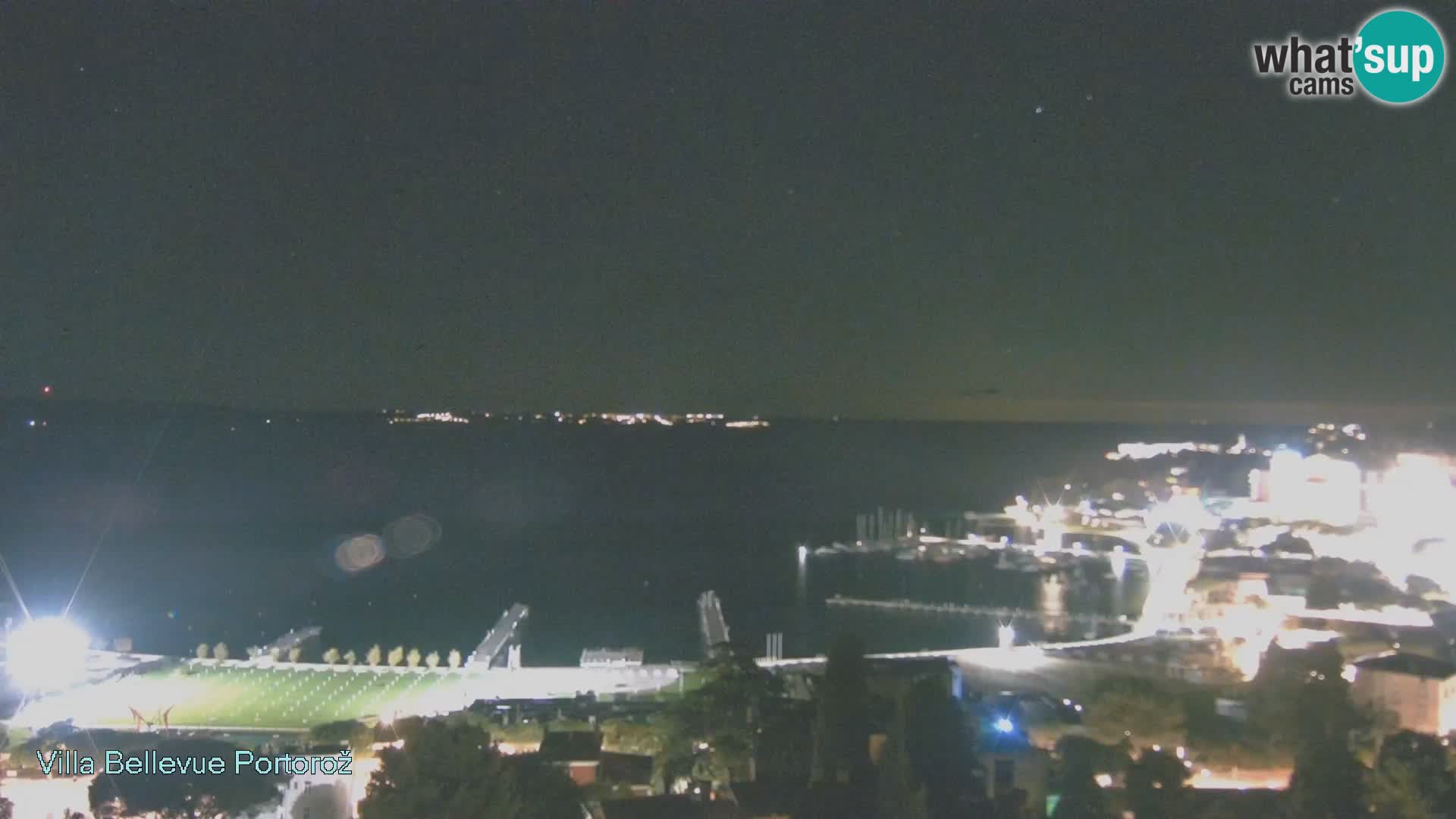 Portorož web kamera – pogled sa Villa Bellevue