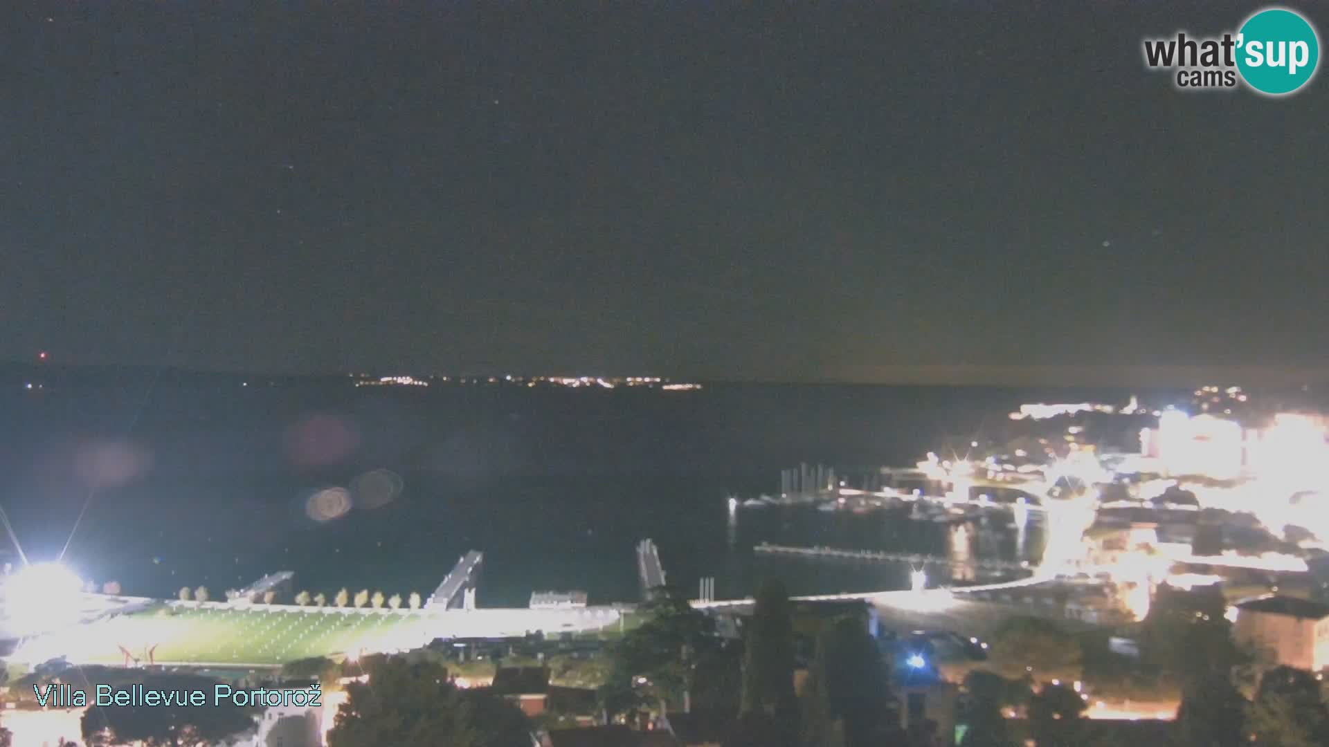 Portorož web kamera – pogled sa Villa Bellevue