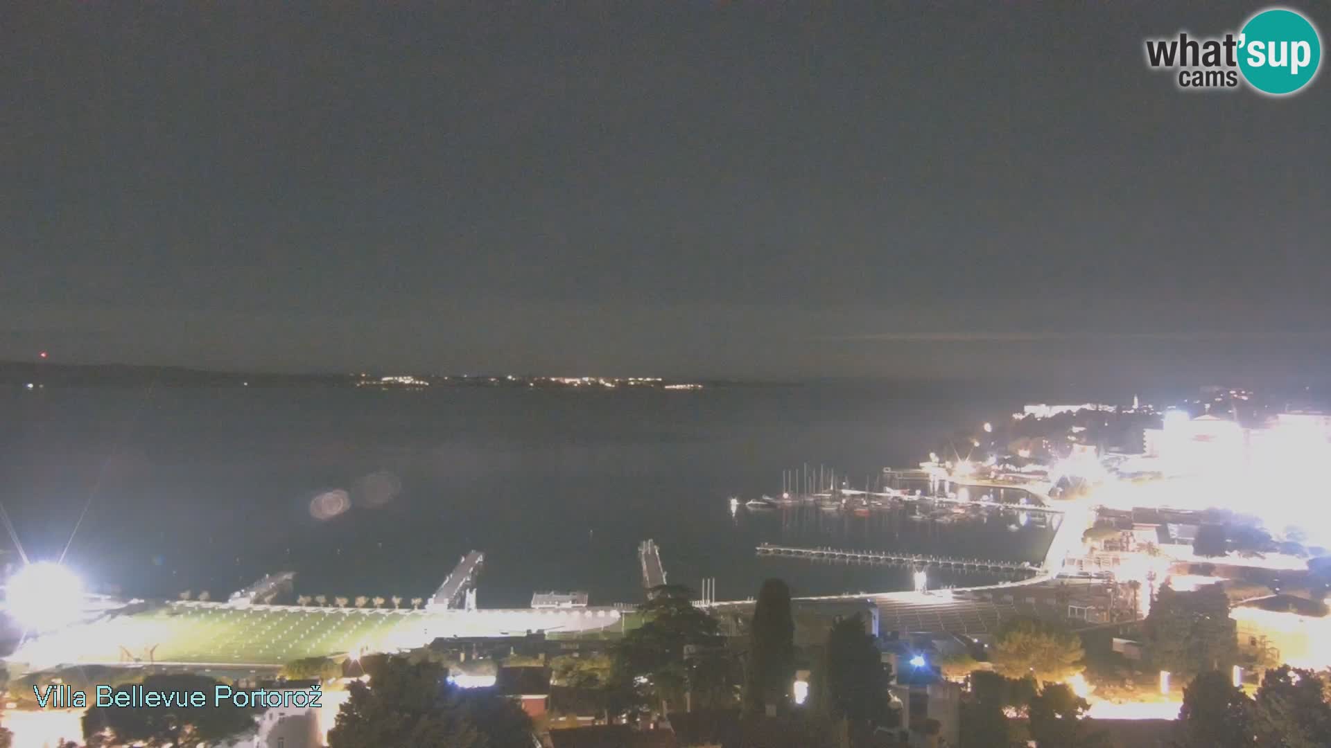 Portorož web kamera – pogled sa Villa Bellevue