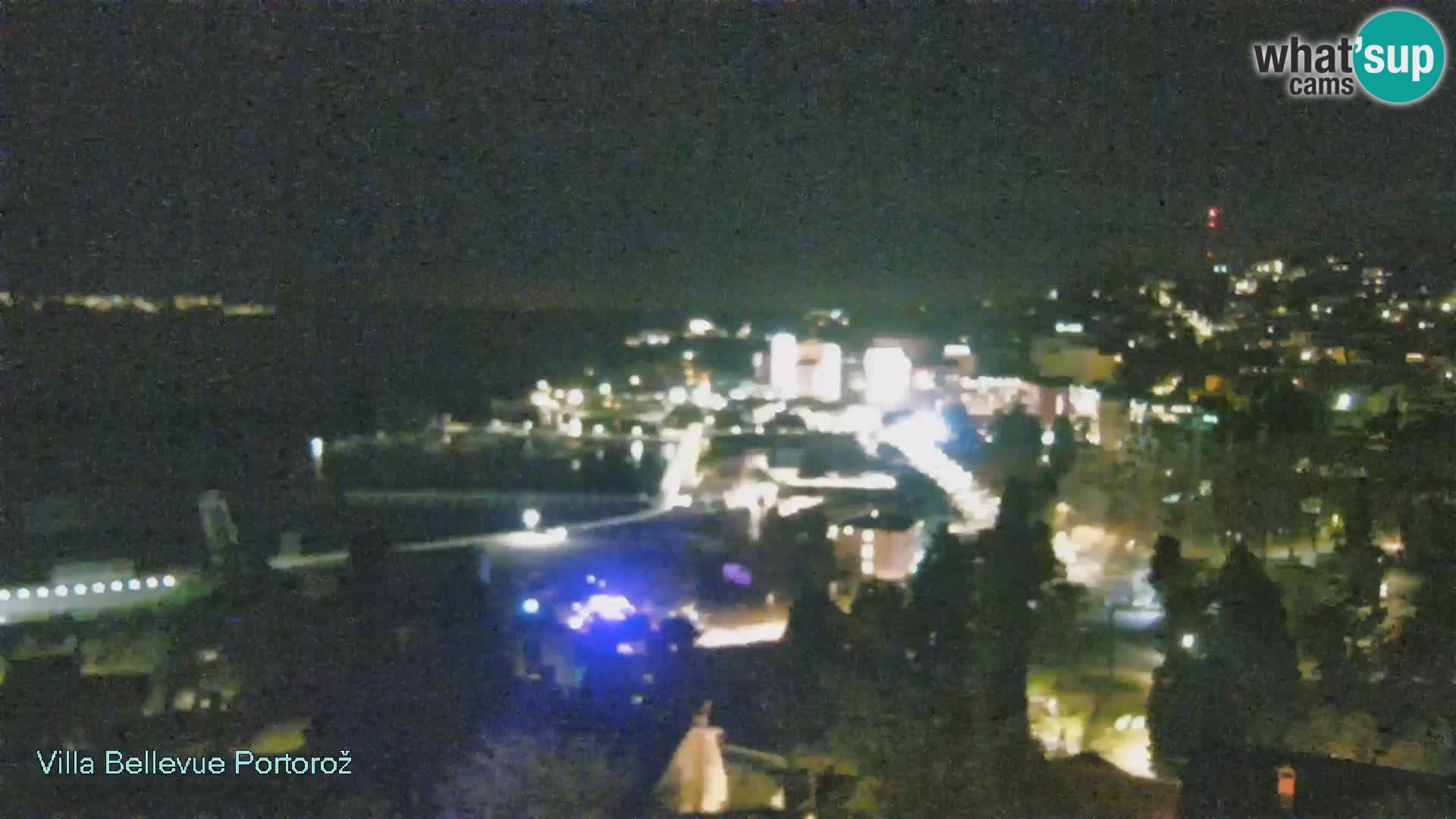 Portorož web kamera – pogled sa Villa Bellevue