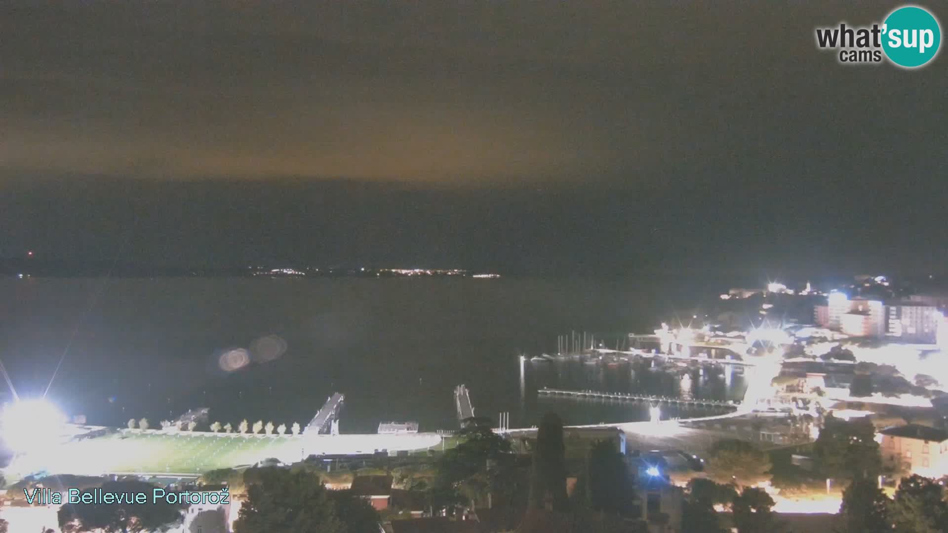 Portorož web kamera – pogled sa Villa Bellevue