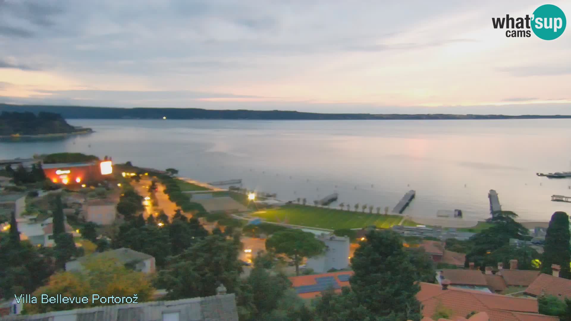Portorož web kamera – pogled sa Villa Bellevue