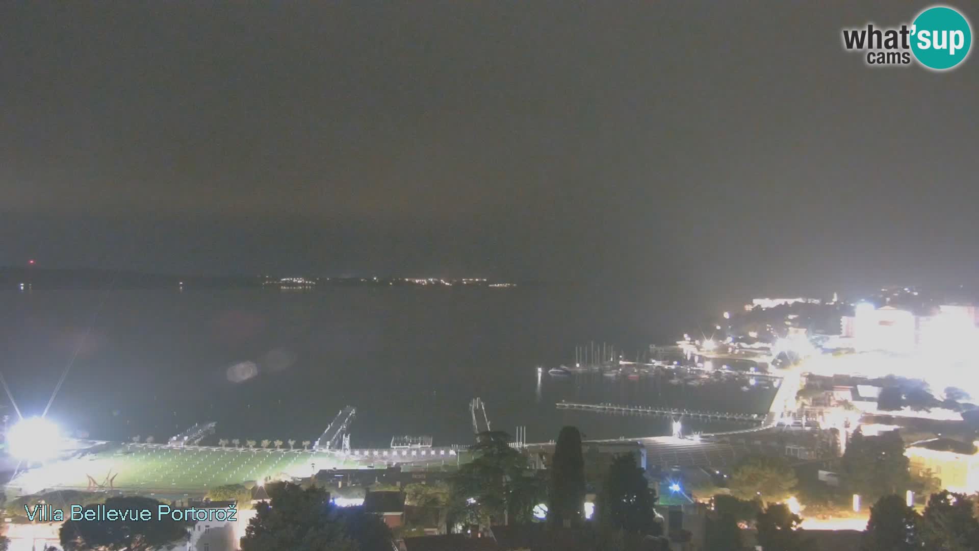 Portorož web kamera – pogled sa Villa Bellevue