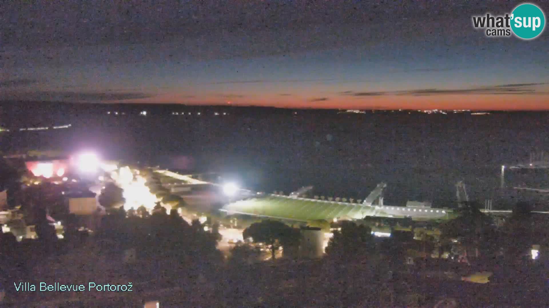 Portorož web kamera – pogled sa Villa Bellevue