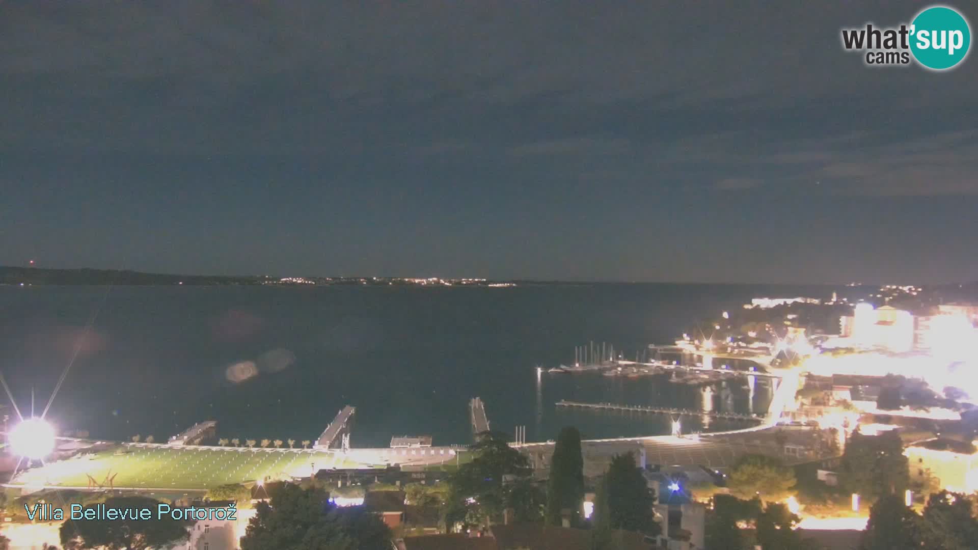 Portorož camera en vivo – Panorama Villa Bellevue