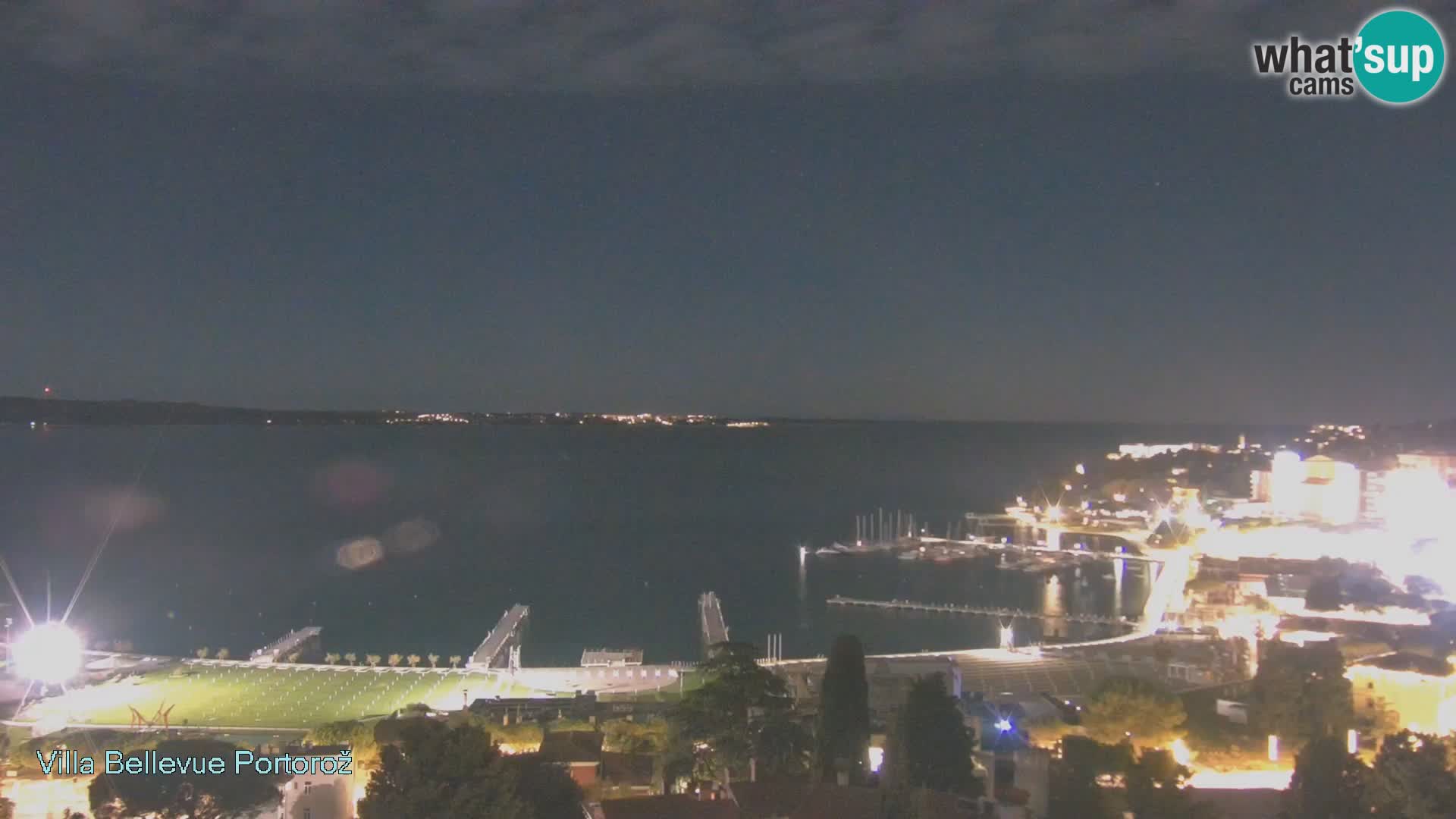 Portorož camera en vivo – Panorama Villa Bellevue