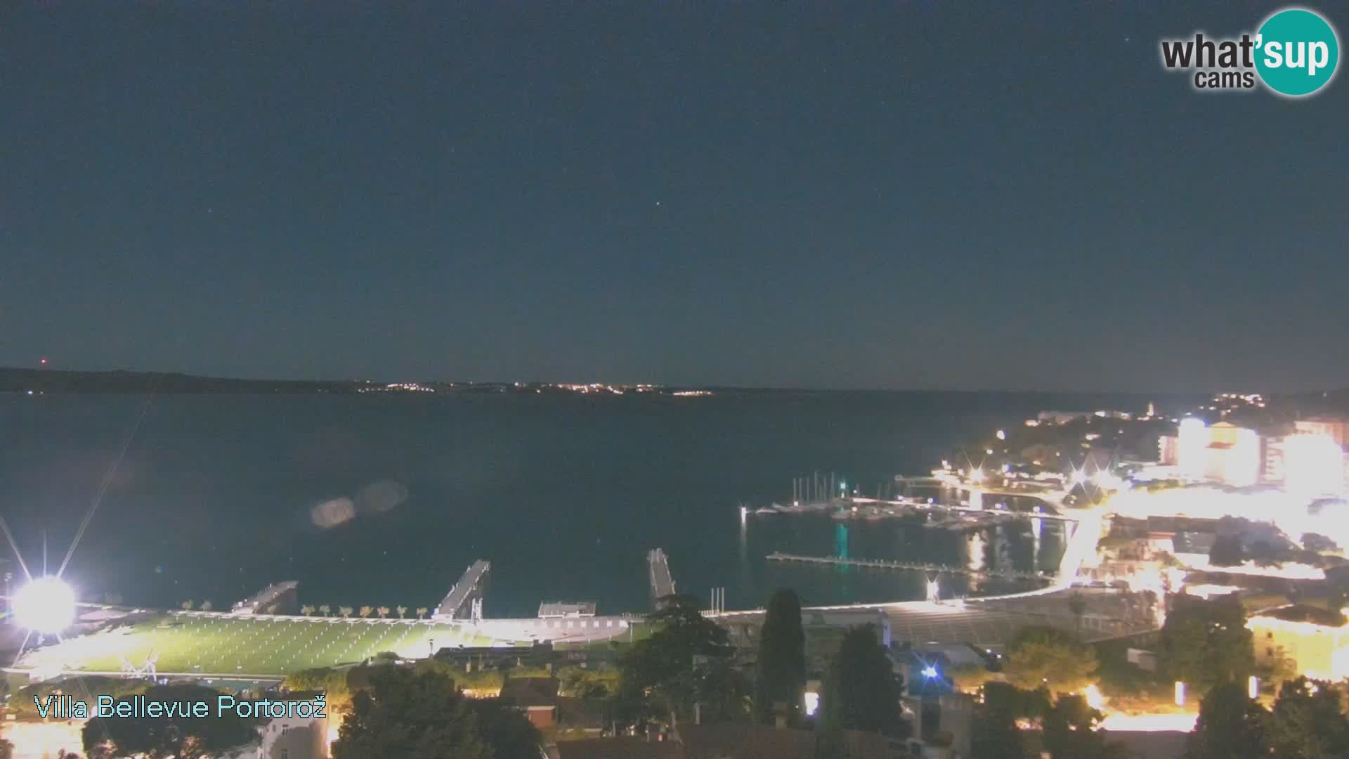 Portorož camera en vivo – Panorama Villa Bellevue