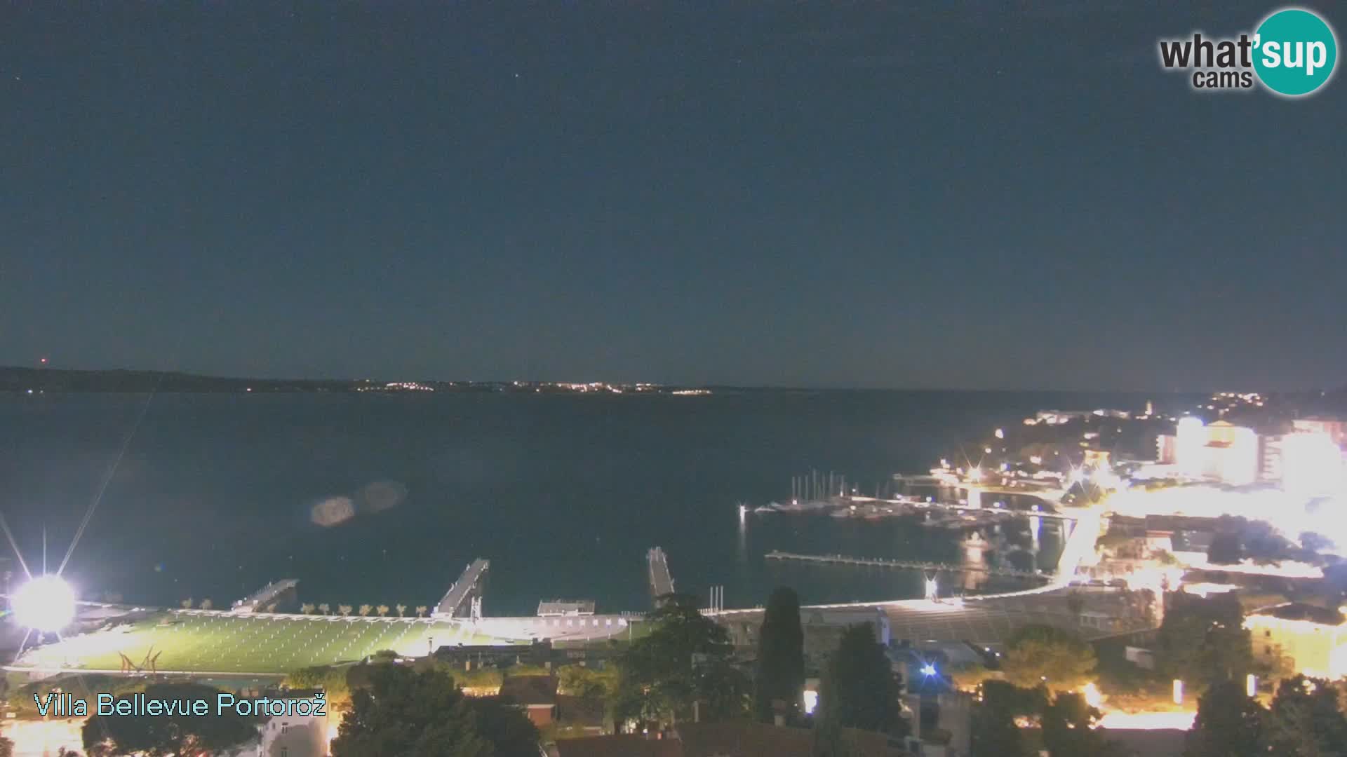 Panorama webcam Portorož – view from Villa Bellevue