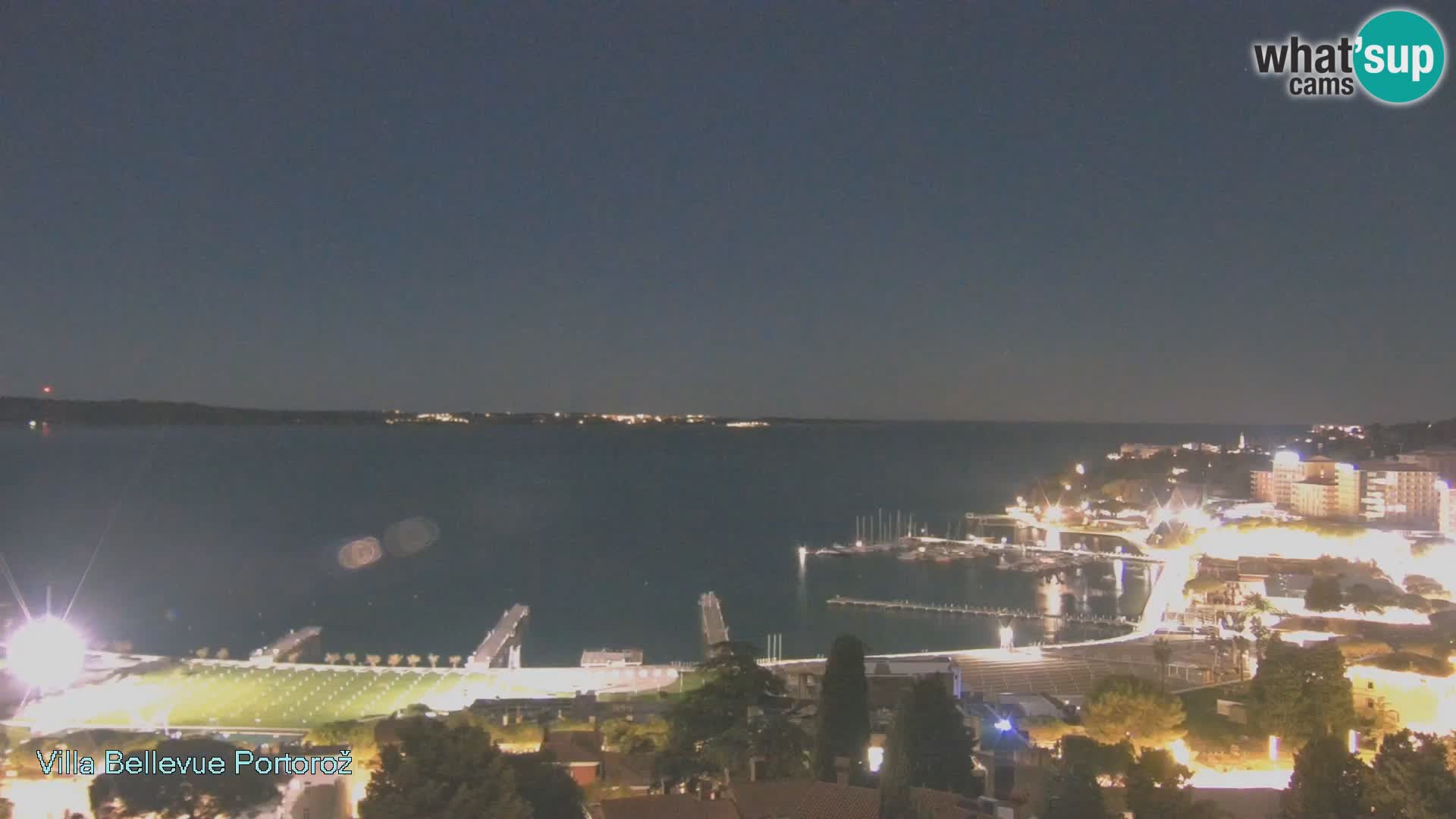 Portorož camera en vivo – Panorama Villa Bellevue