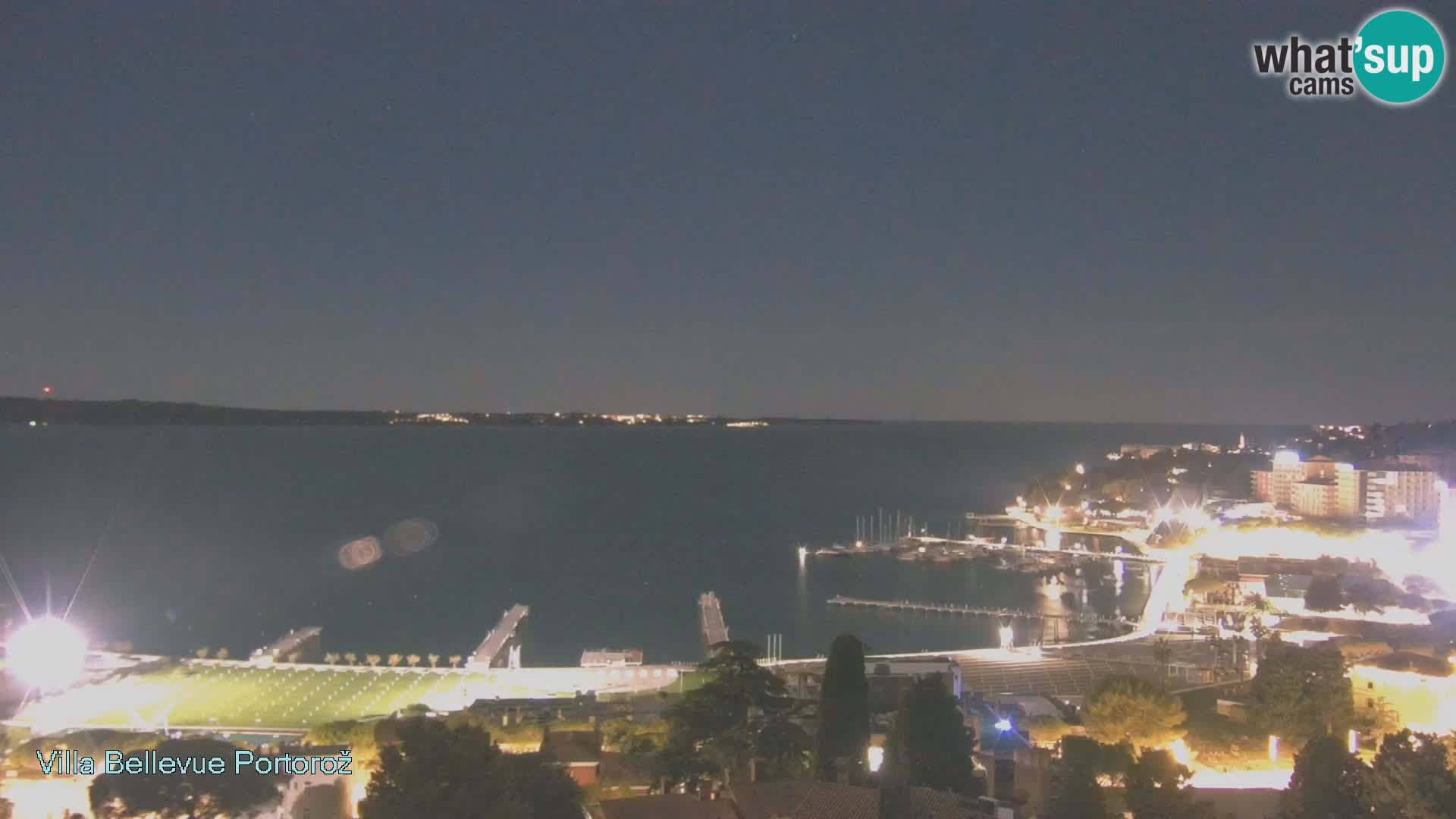 Portorož camera en vivo – Panorama Villa Bellevue