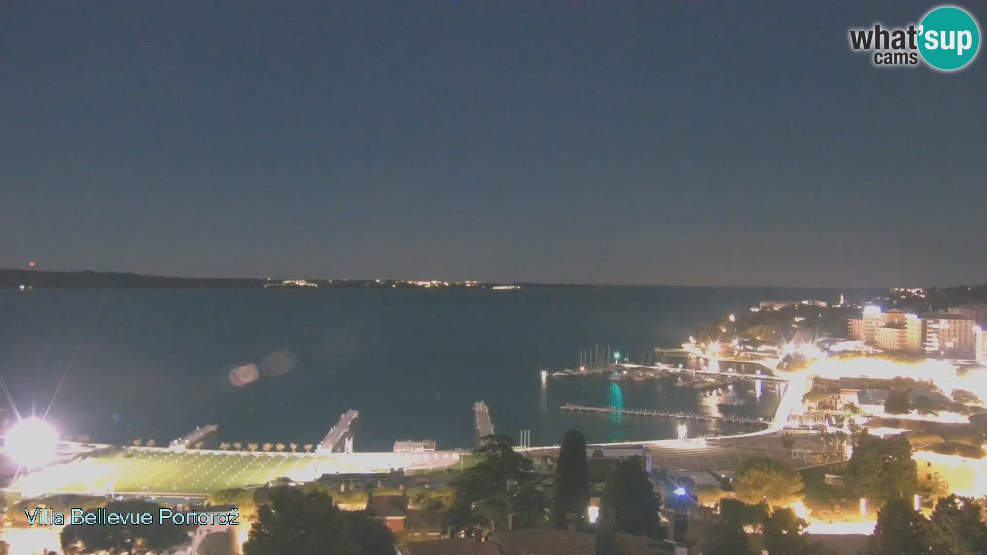 Portorož camera en vivo – Panorama Villa Bellevue
