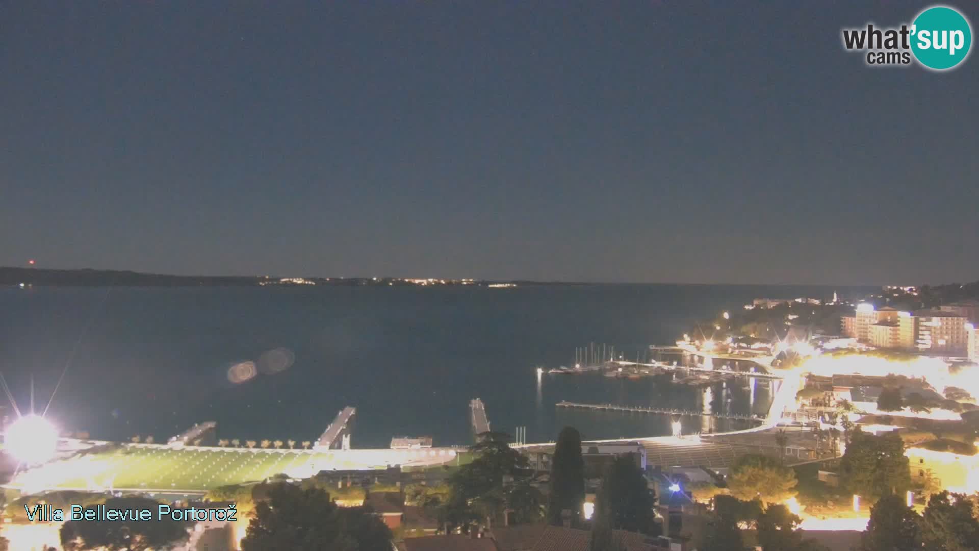 Portorož camera en vivo – Panorama Villa Bellevue