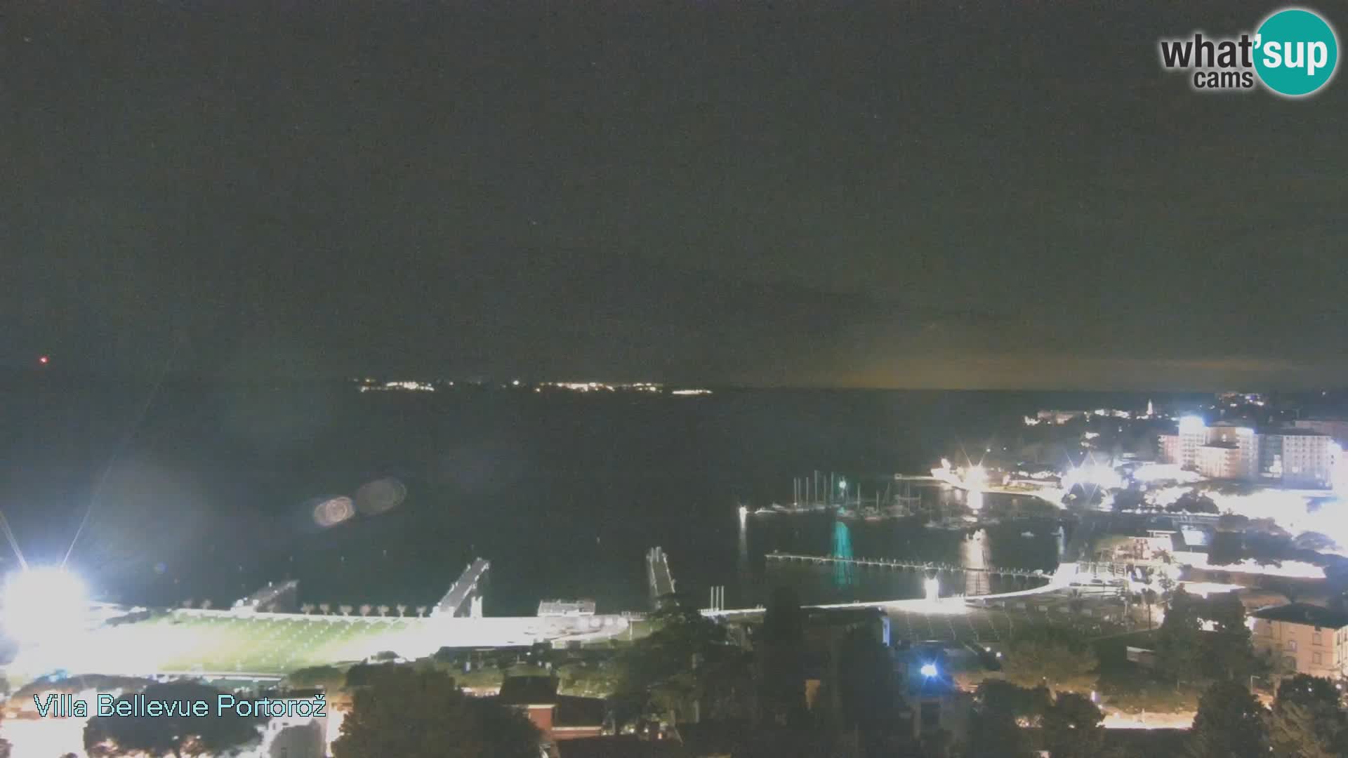 Portorož camera en vivo – Panorama Villa Bellevue