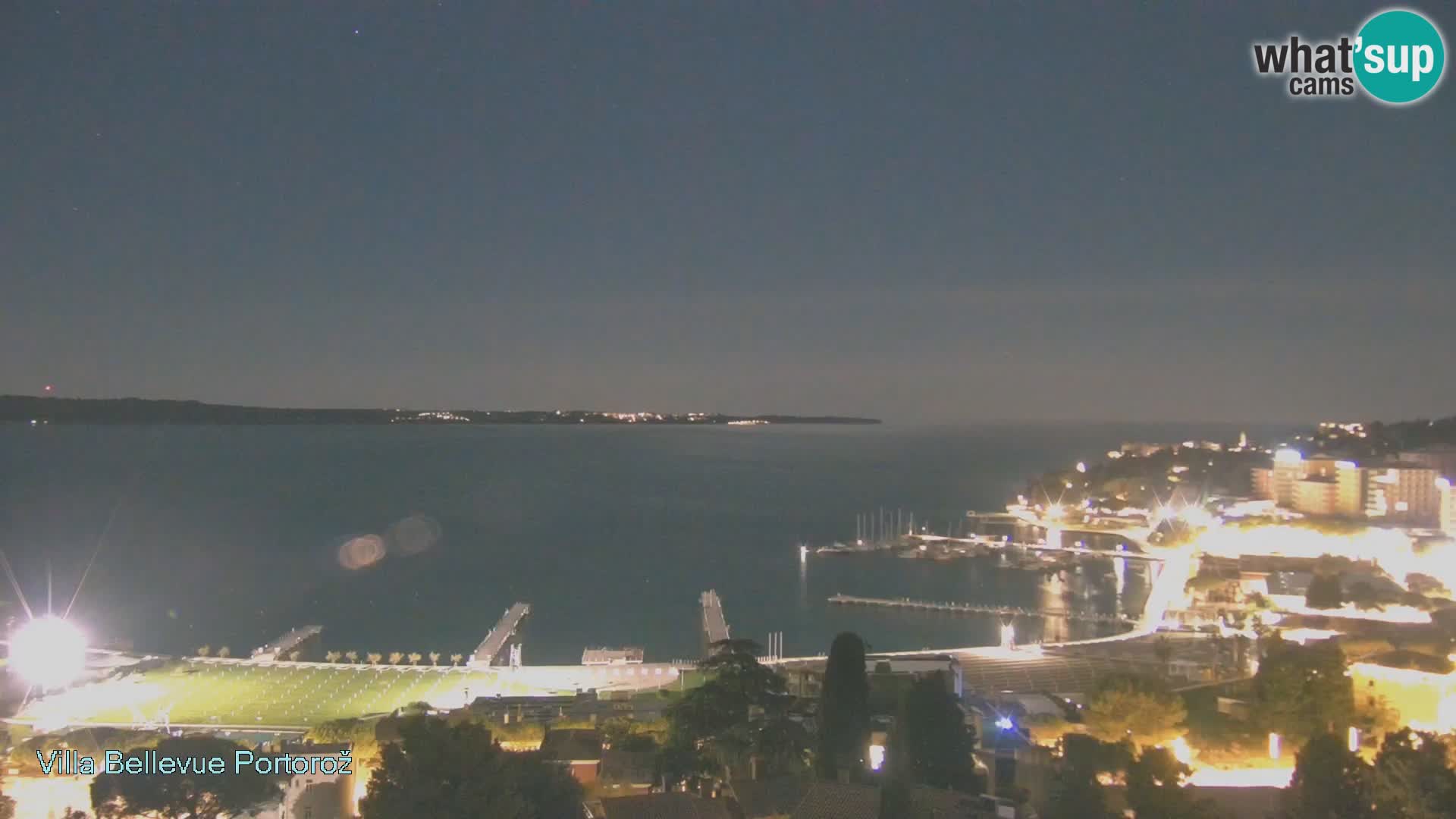 Portorož camera en vivo – Panorama Villa Bellevue