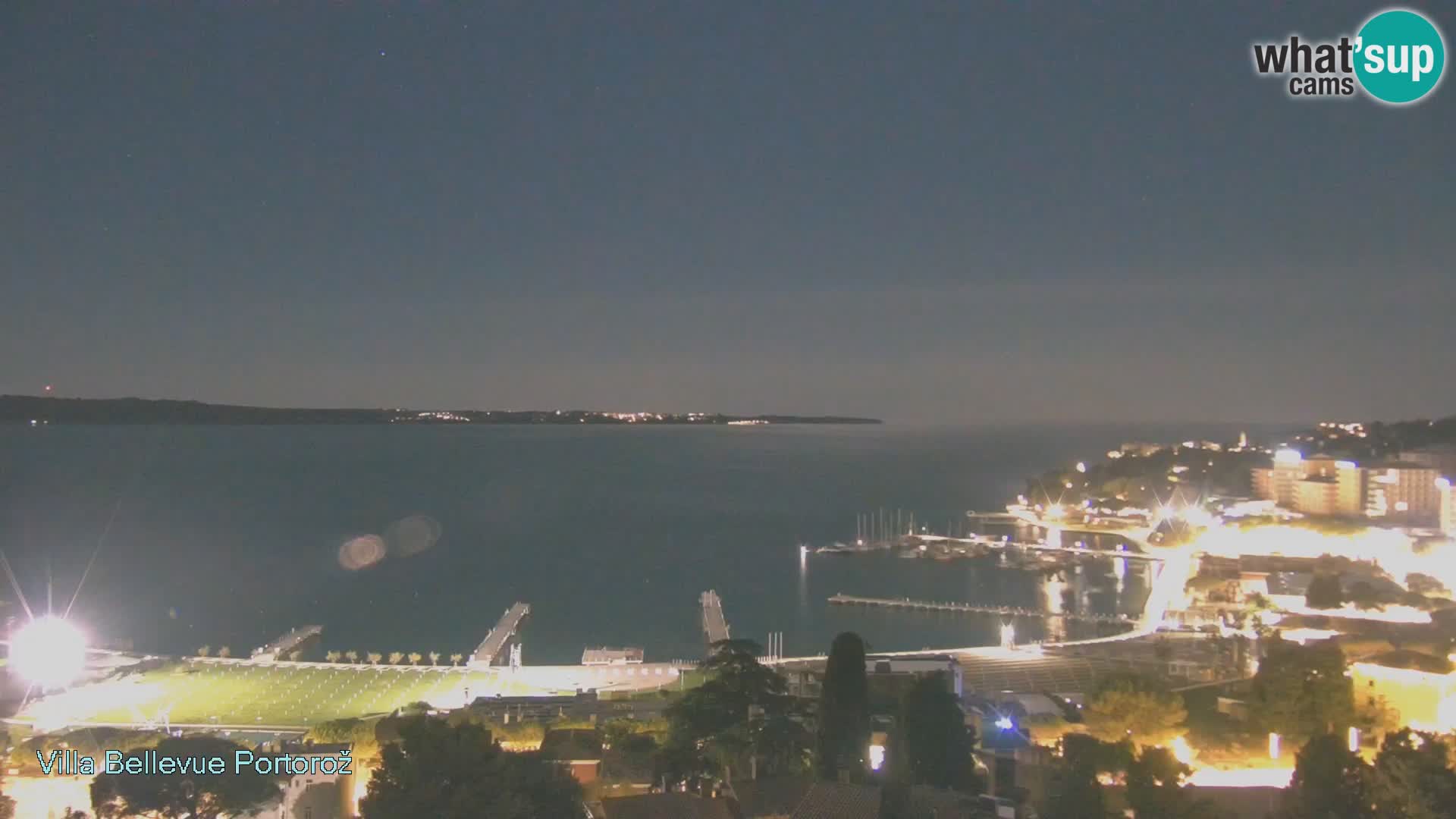 Portorož camera en vivo – Panorama Villa Bellevue