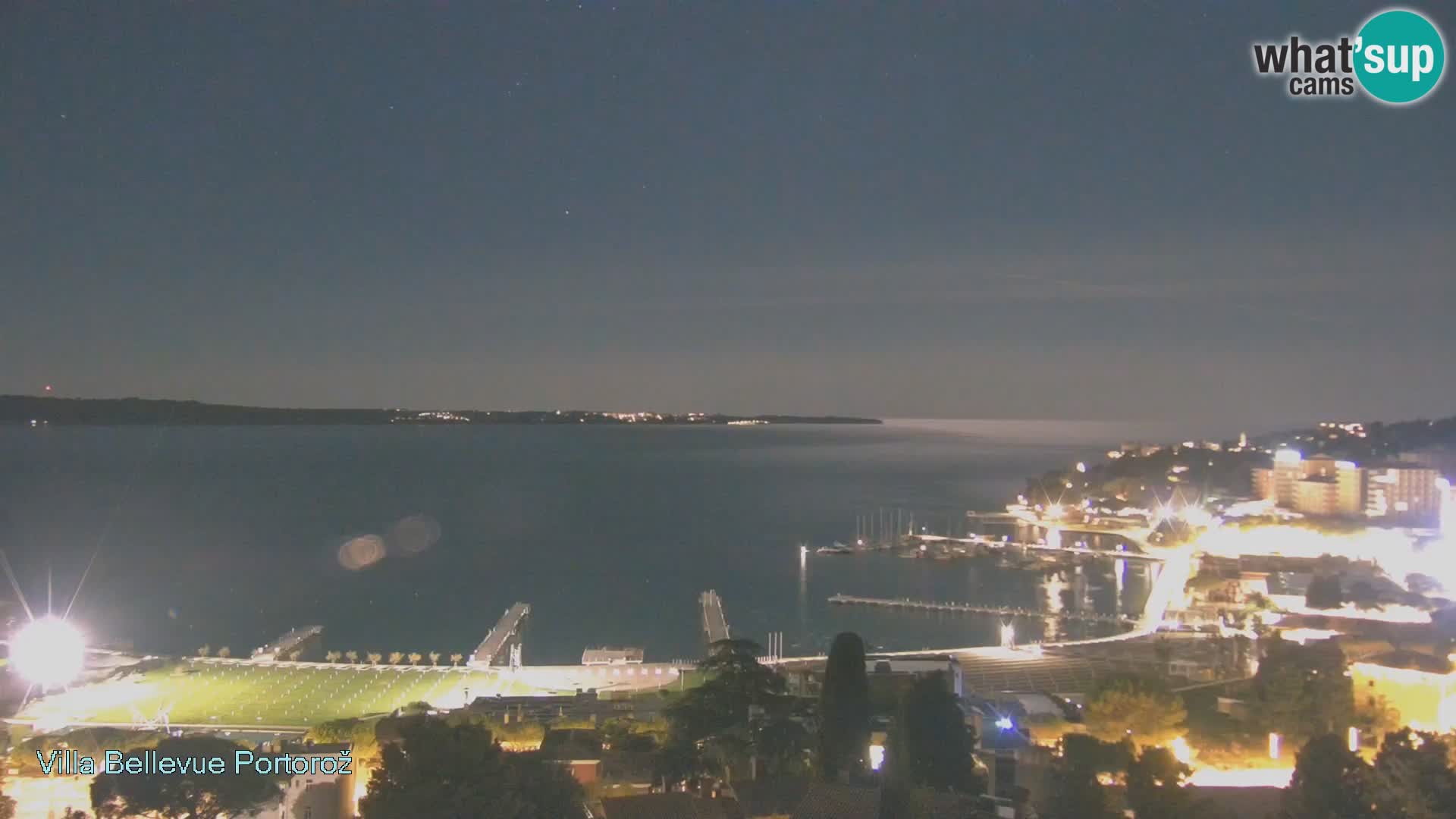 Live webcam Portorož – Panorama dalla Villa Bellevue