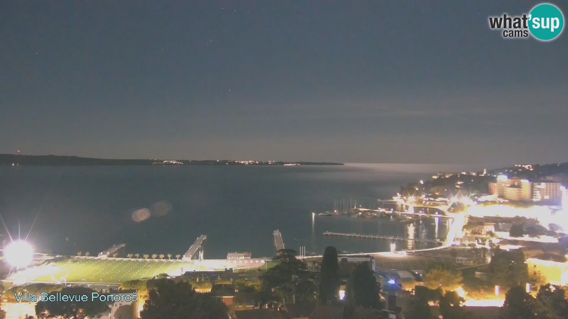 Portorož camera en vivo – Panorama Villa Bellevue