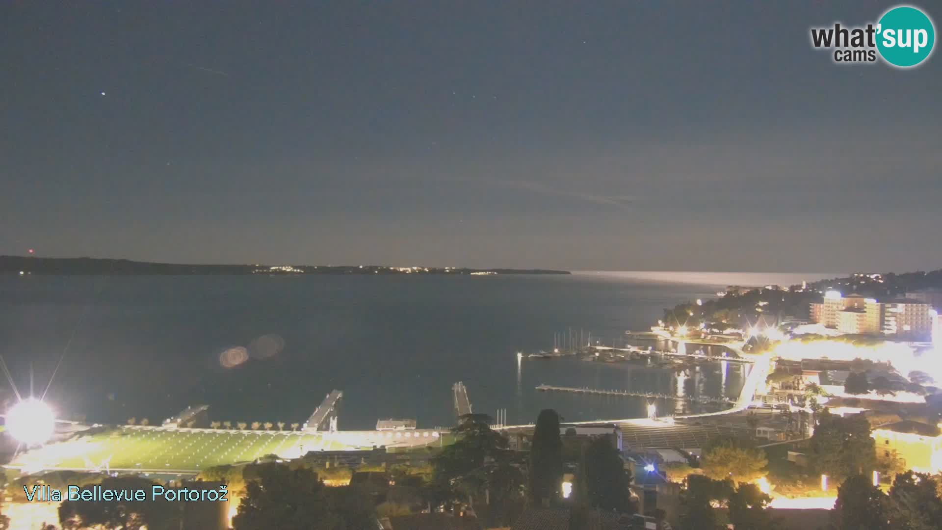 Portorož camera en vivo – Panorama Villa Bellevue