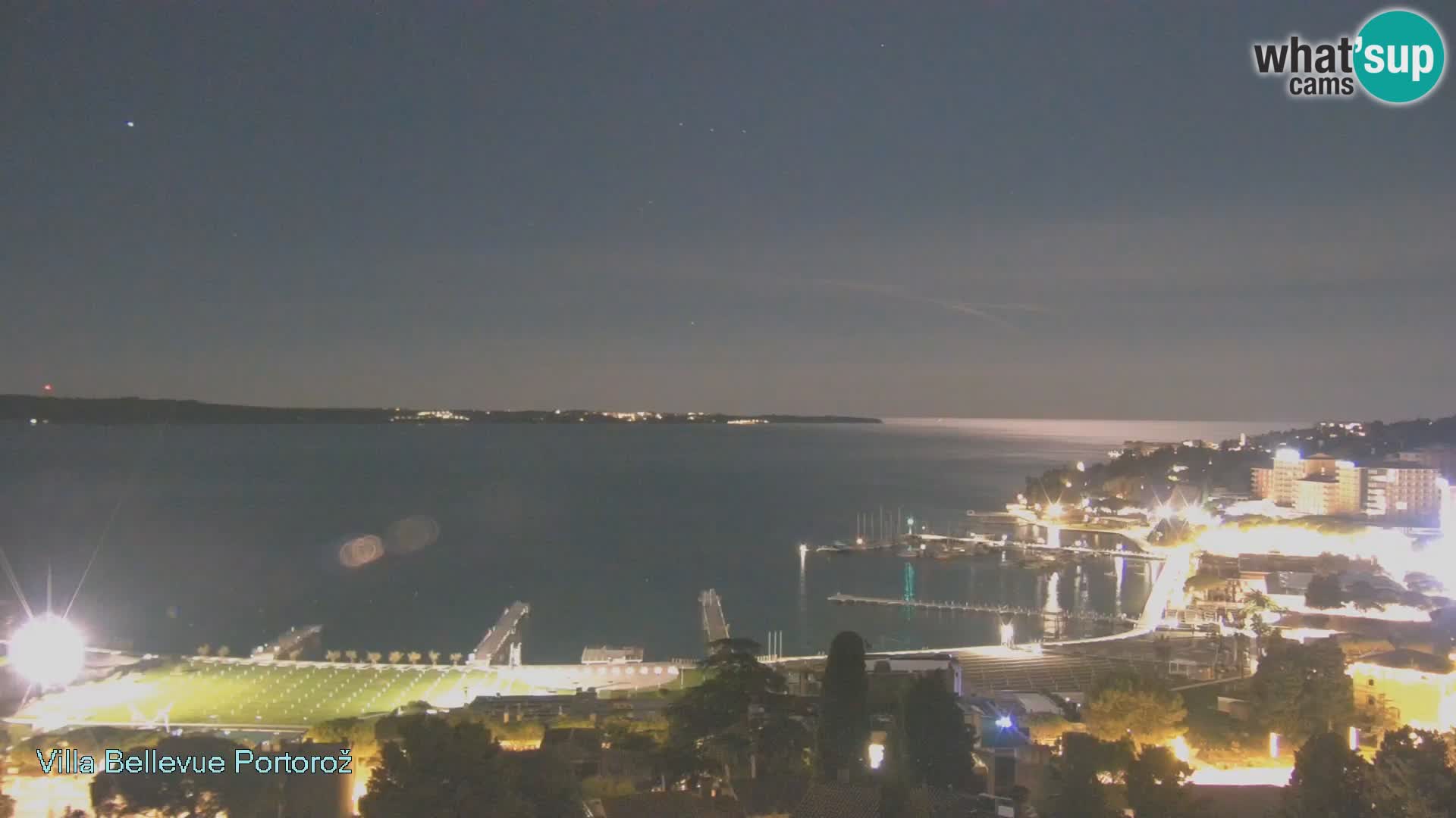 Portorož camera en vivo – Panorama Villa Bellevue