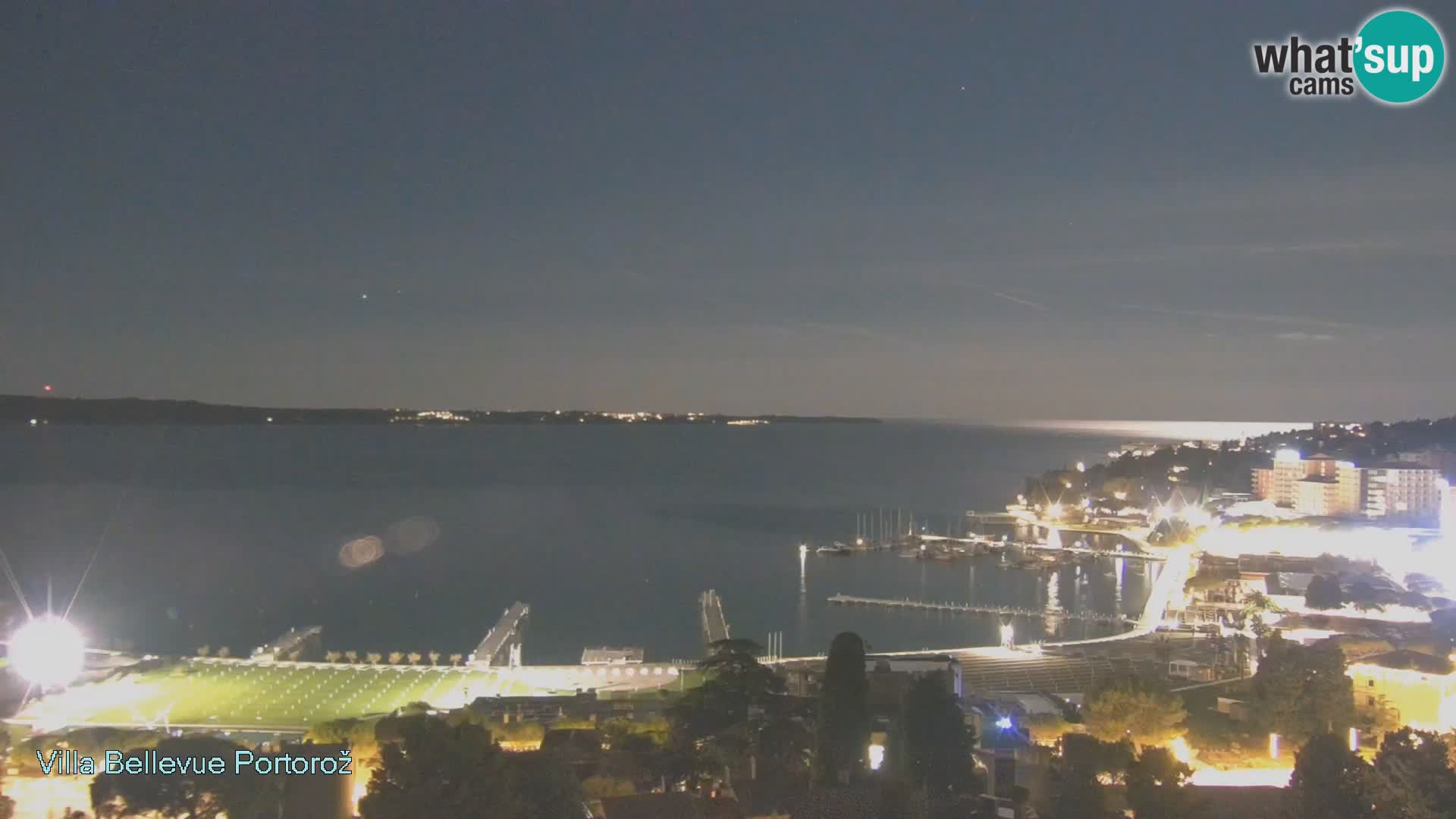 Portorož camera en vivo – Panorama Villa Bellevue