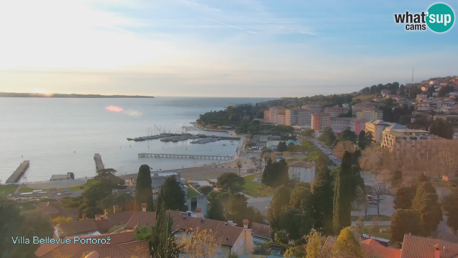 Live Cam Portorož – Panorama Villa Bellevue