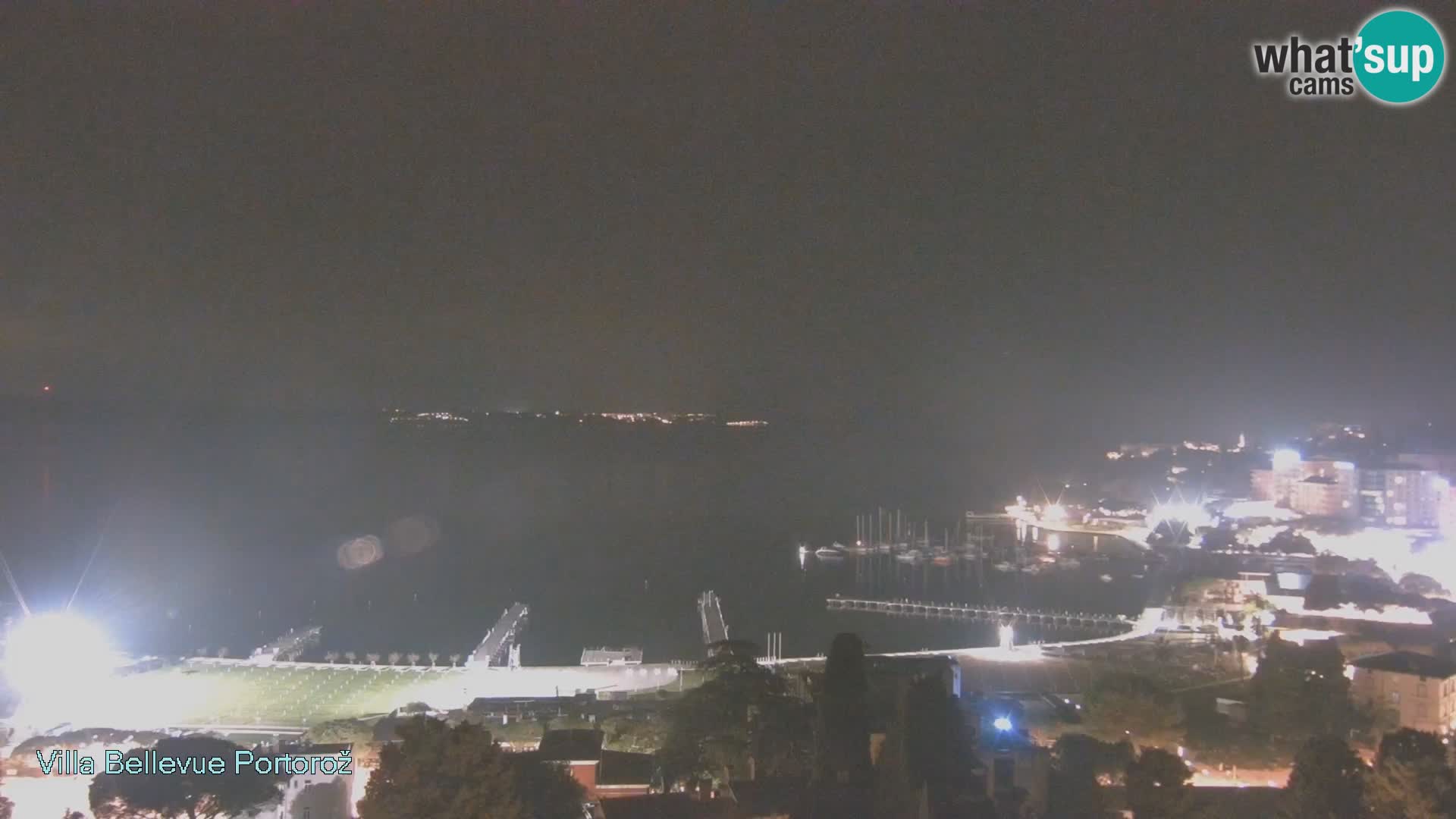 Portorož web kamera – pogled sa Villa Bellevue