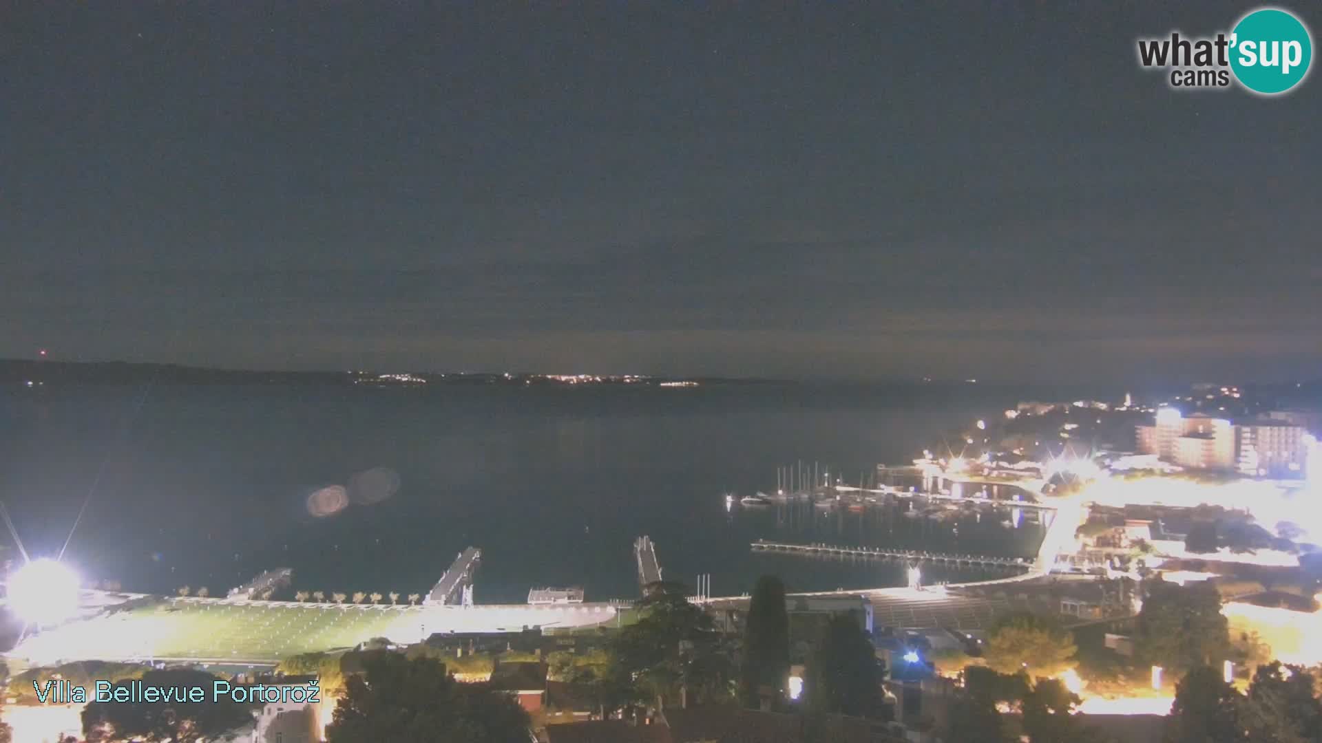 Portorož camera en vivo – Panorama Villa Bellevue