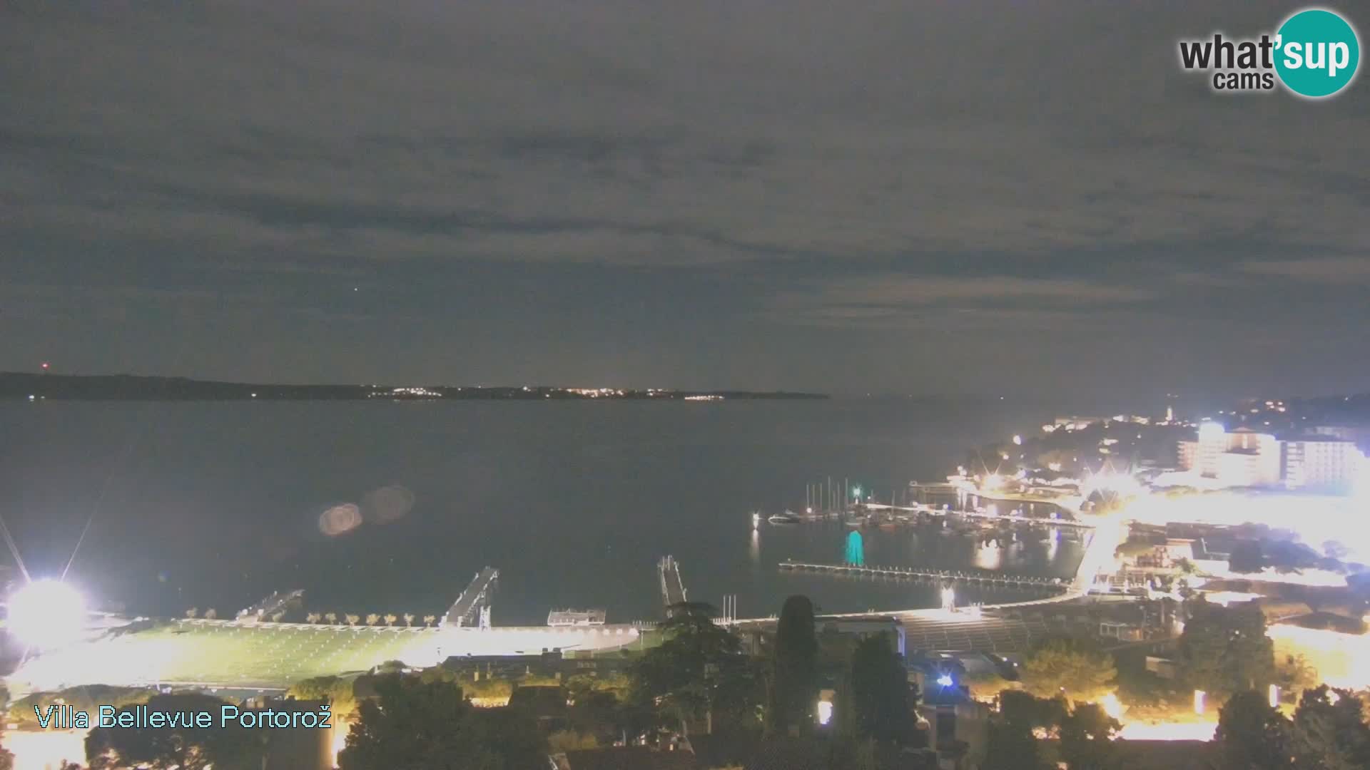 Portorož camera en vivo – Panorama Villa Bellevue