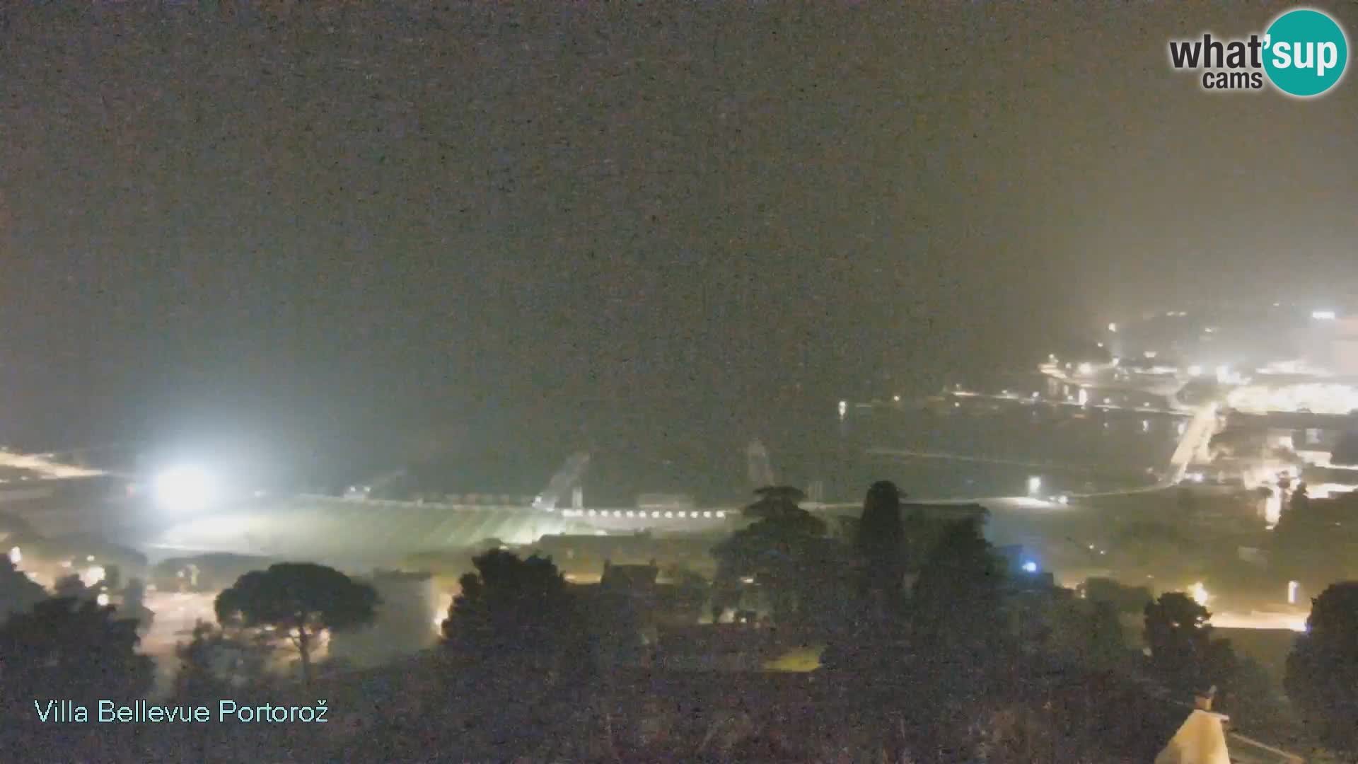 Portorož camera en vivo – Panorama Villa Bellevue