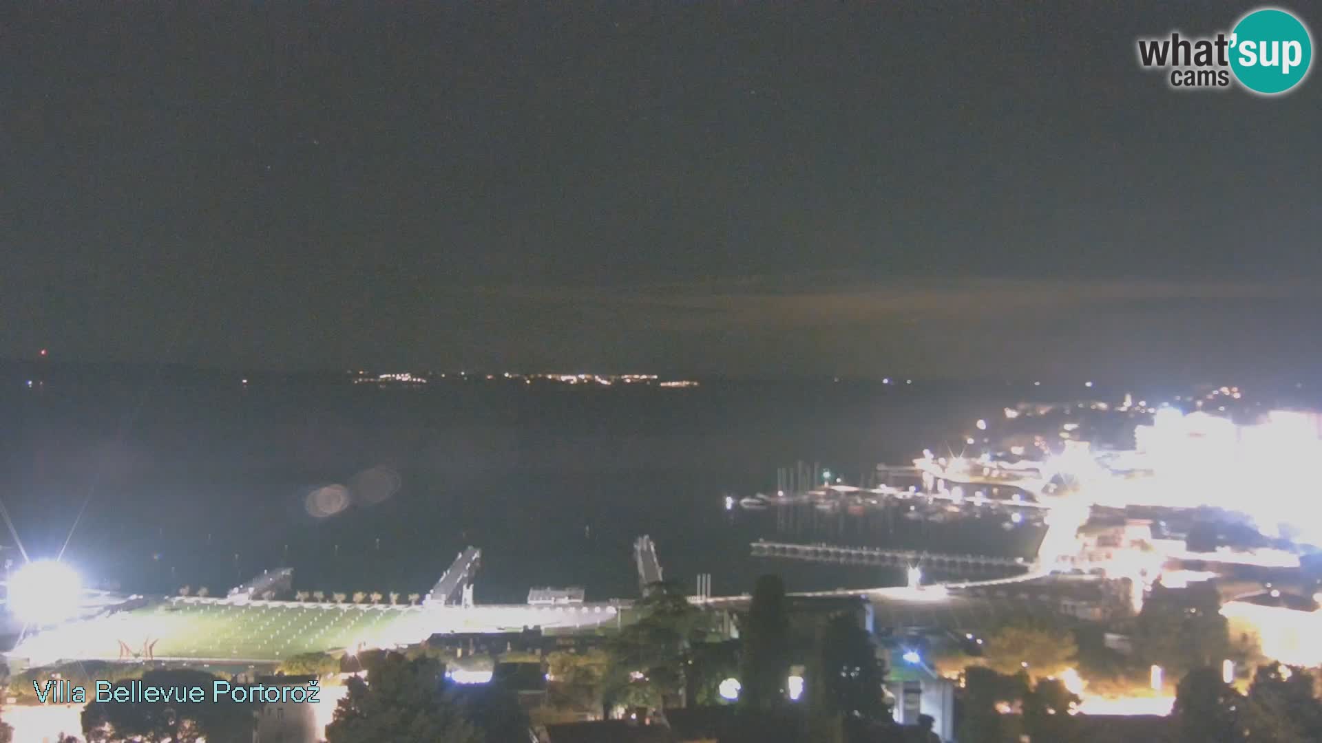 Portorož web kamera – pogled sa Villa Bellevue