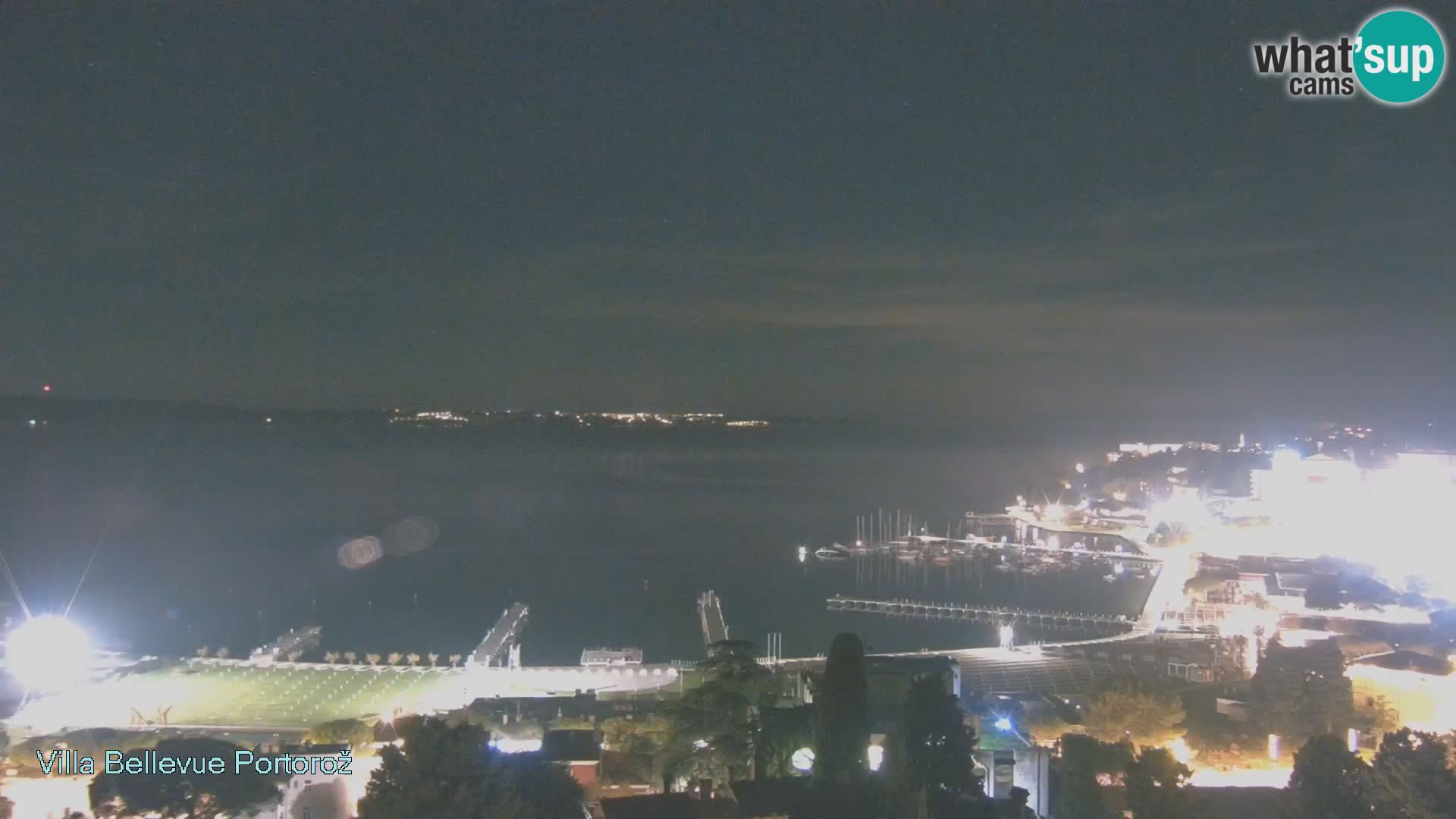 Portorož camera en vivo – Panorama Villa Bellevue