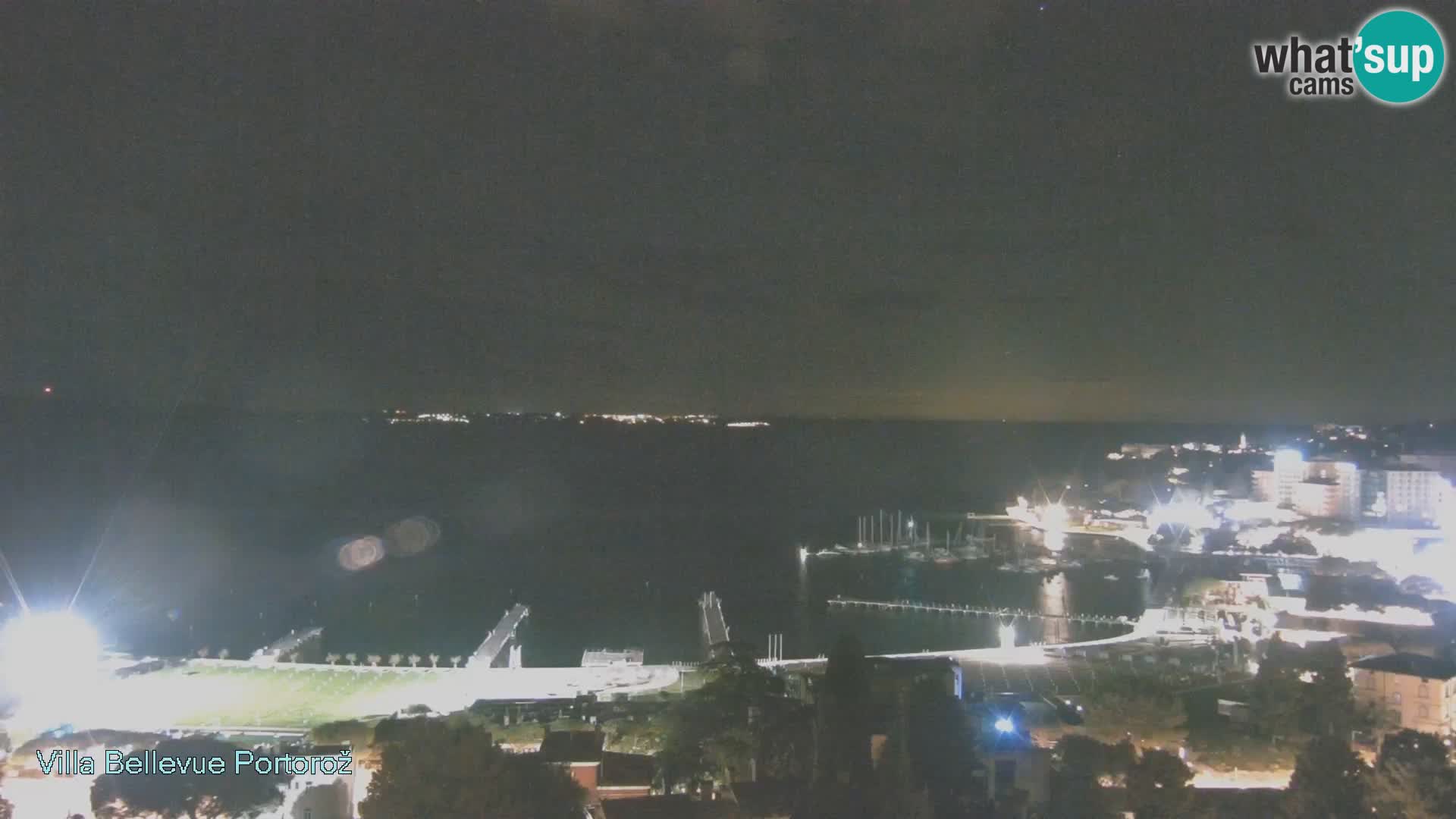 Portorož camera en vivo – Panorama Villa Bellevue