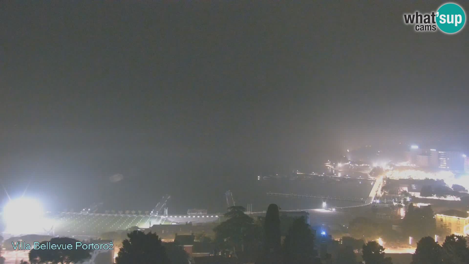 Portorož camera en vivo – Panorama Villa Bellevue