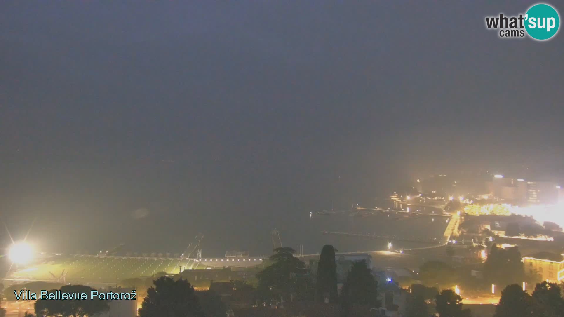 Portorož web kamera – pogled sa Villa Bellevue