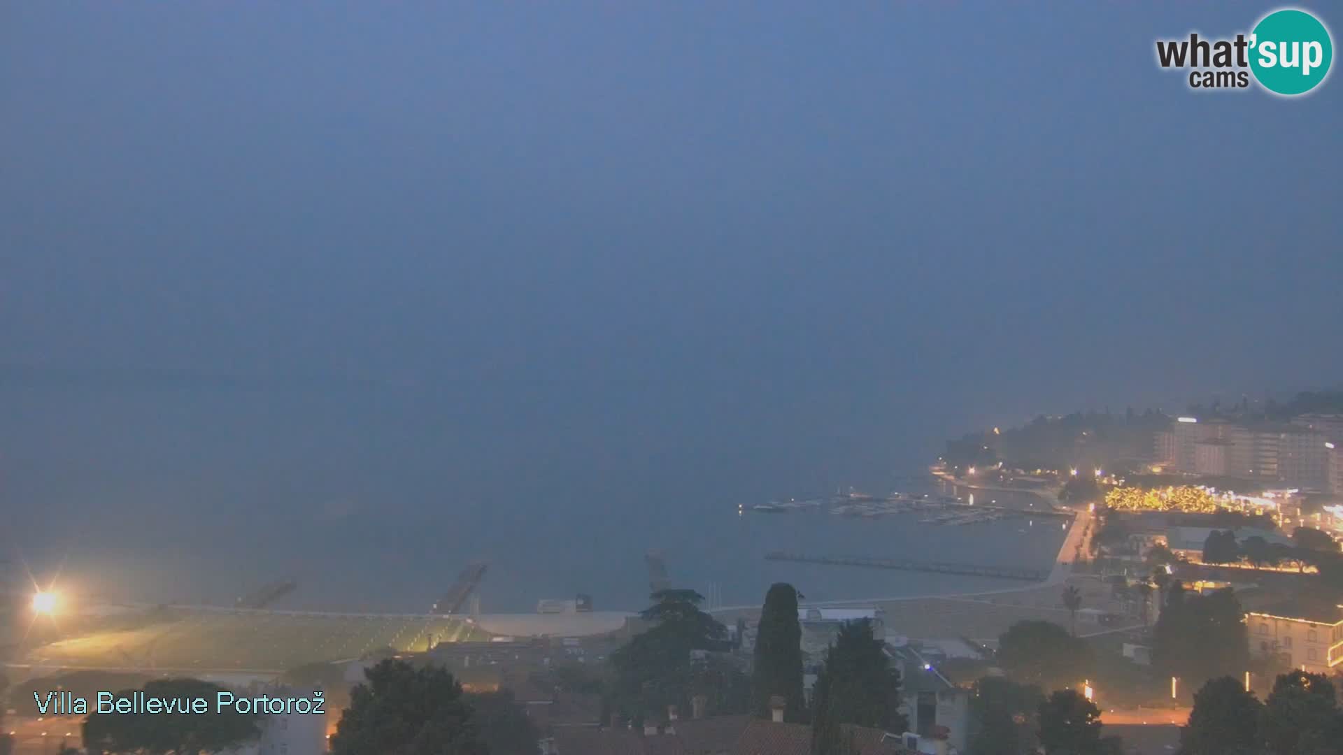 Portorož web kamera – pogled sa Villa Bellevue