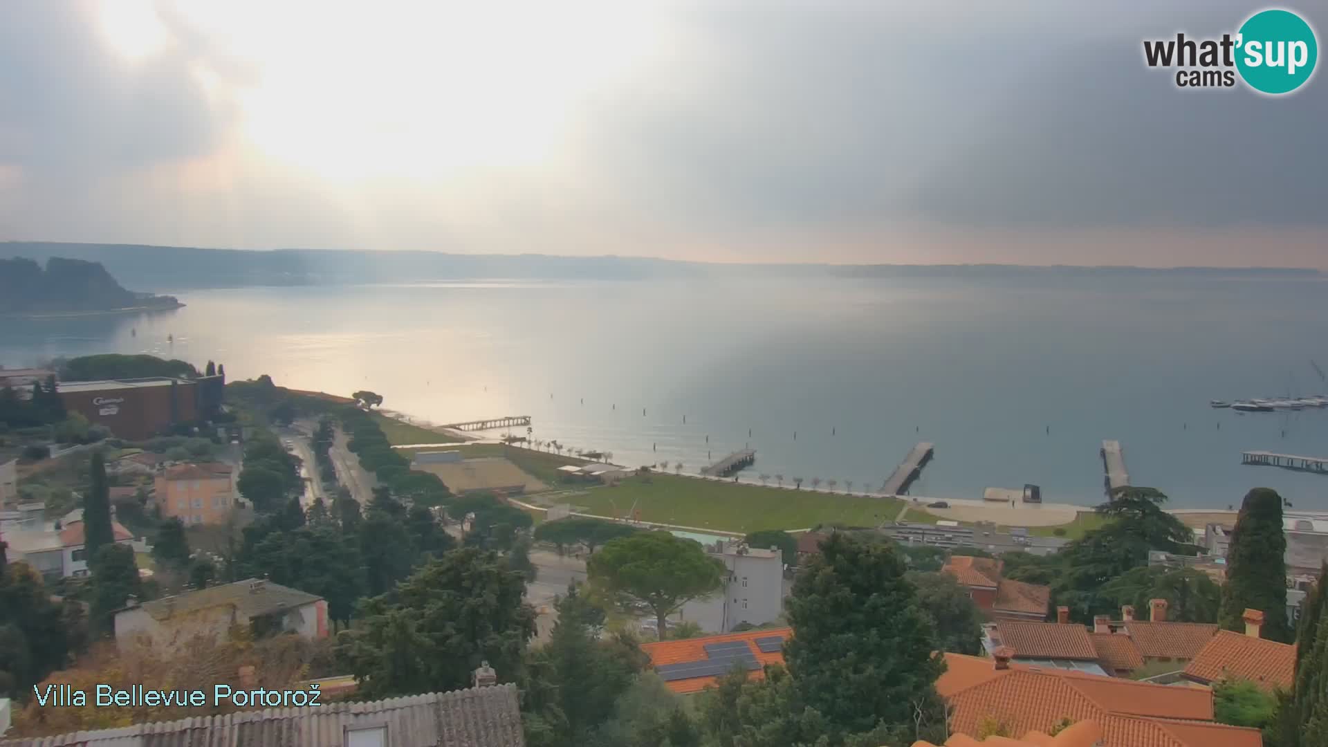Webcam Portorož – Panorama Villa Bellevue