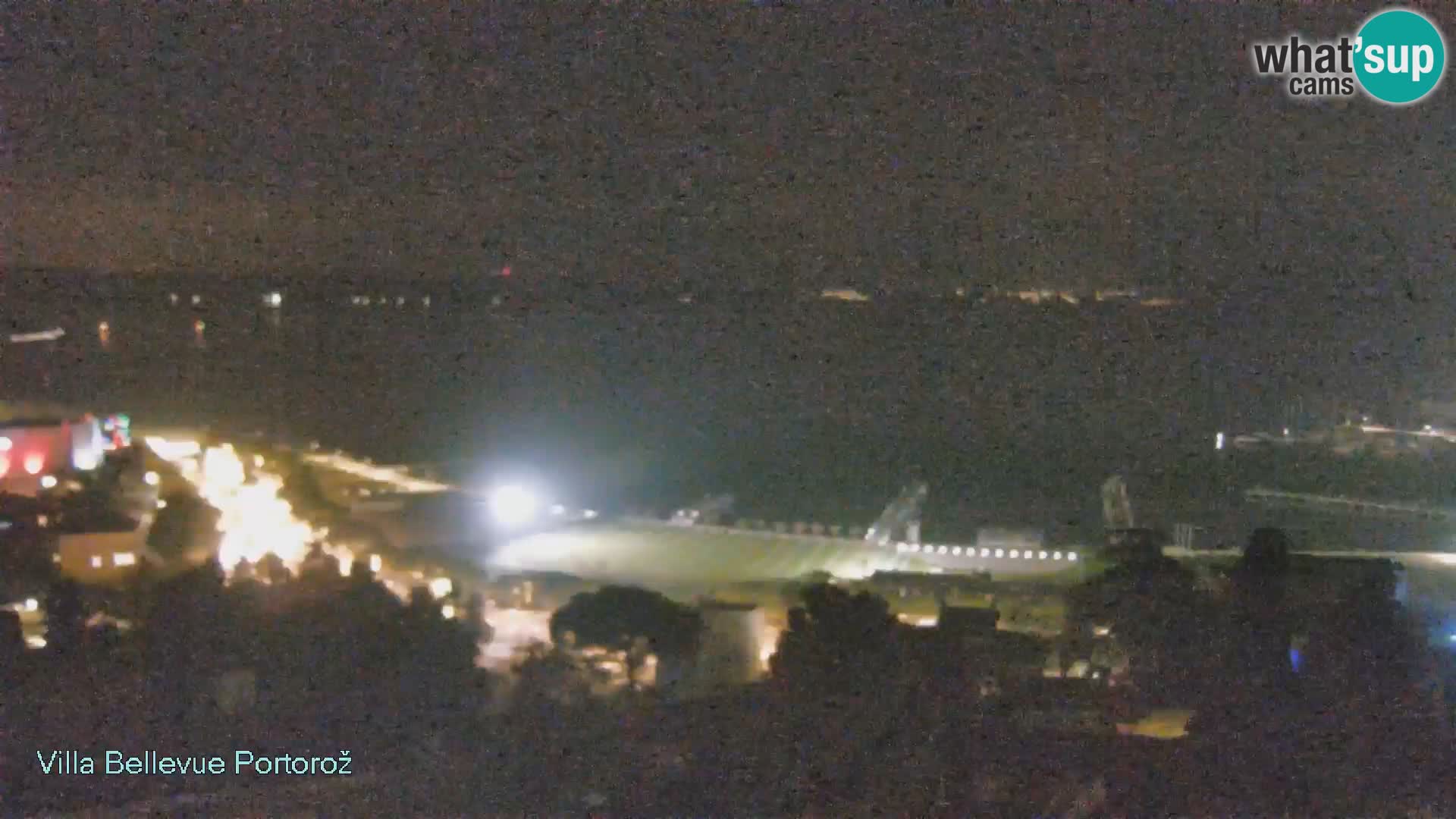 Portorož web kamera – pogled sa Villa Bellevue