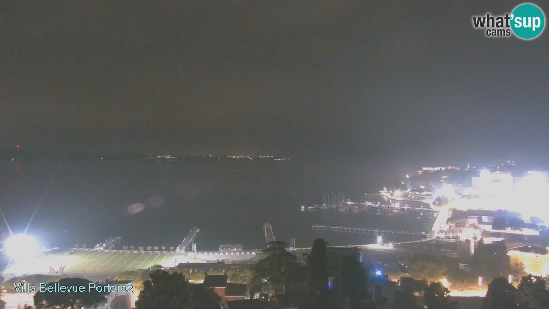 Portorož camera en vivo – Panorama Villa Bellevue